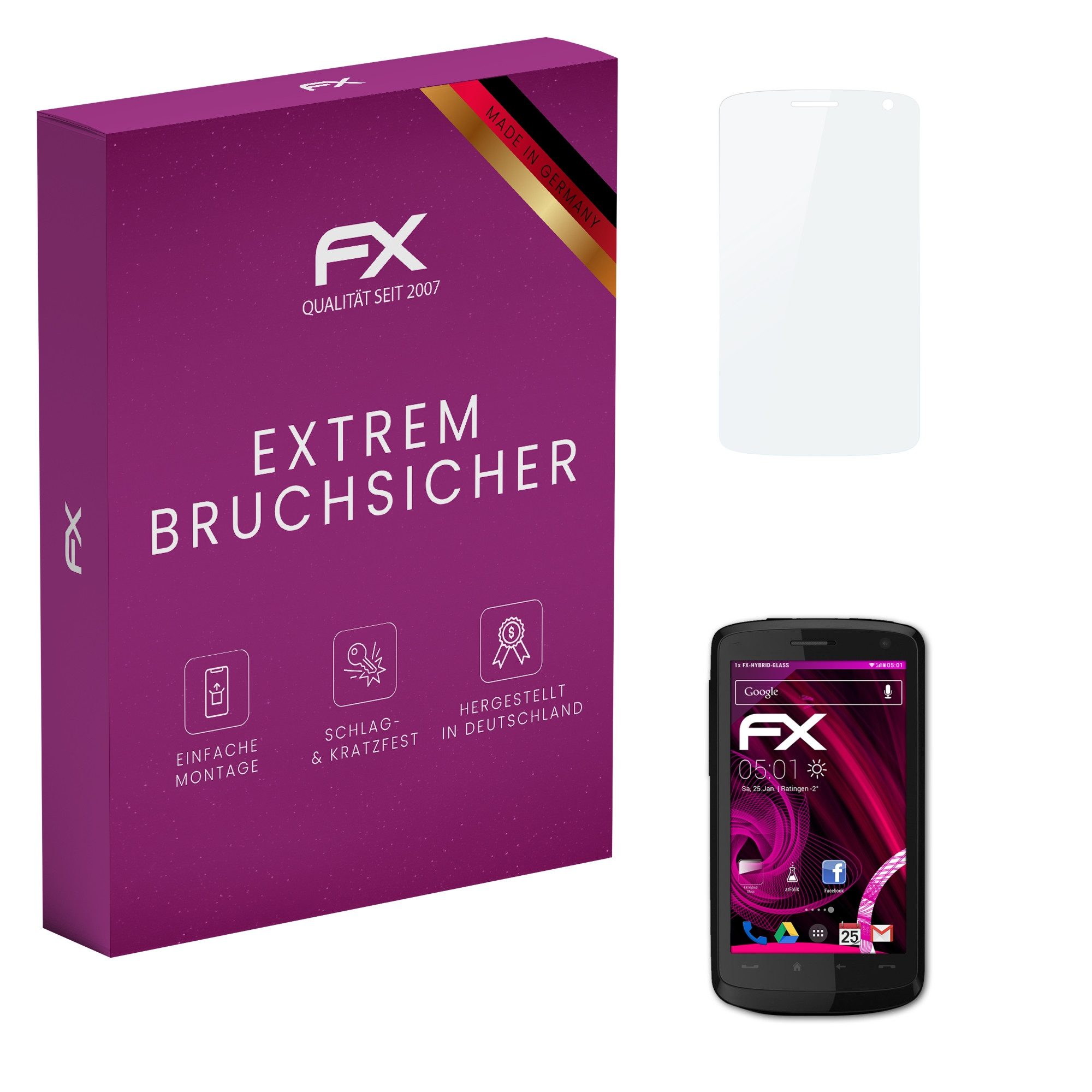 Schutzfolie Panzerglasfolie für HTC Touch-HD T8282