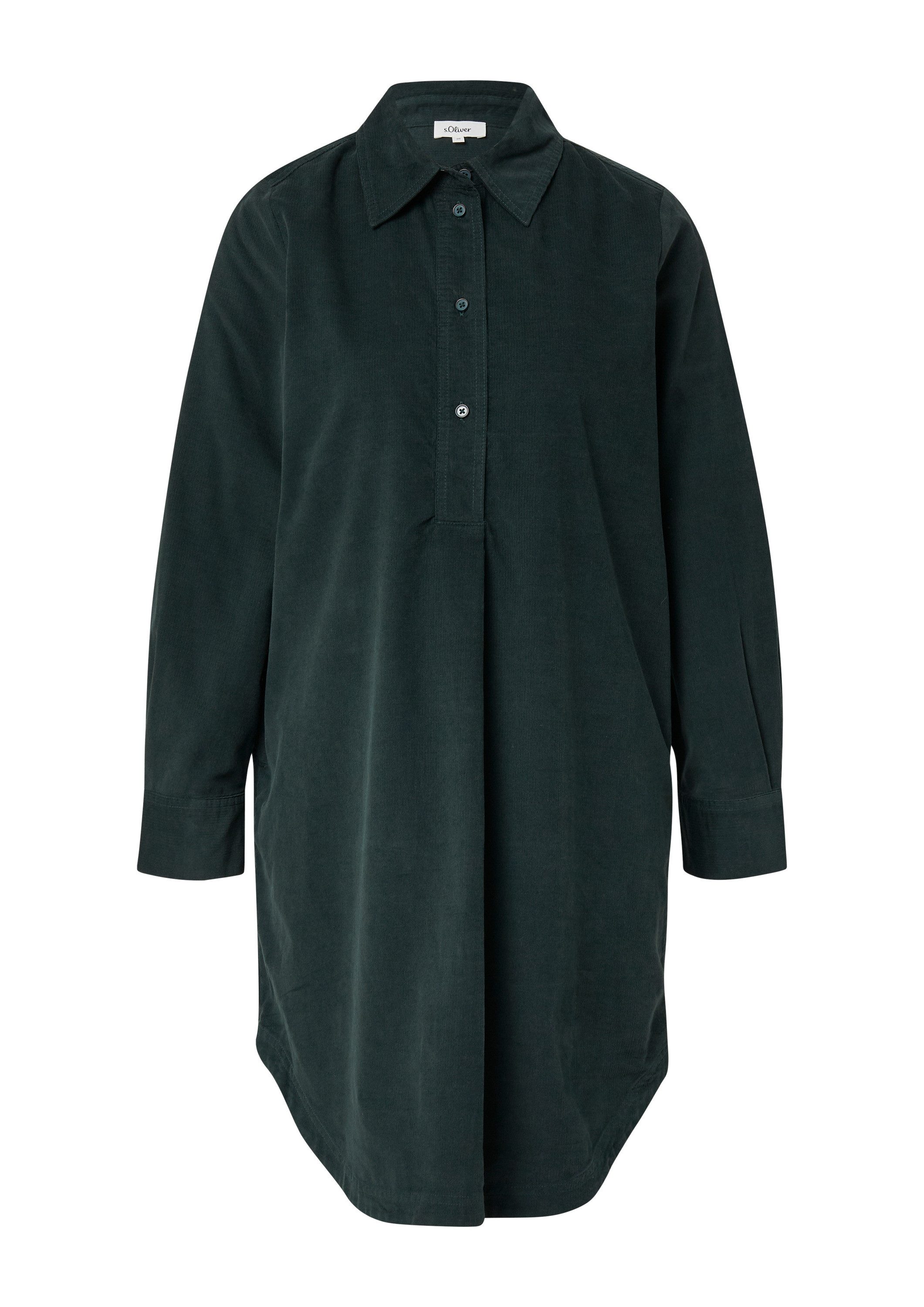 s.Oliver Minikleid Kleid Feincord-Kleid im Relaxed Fit mit Eingrifftaschen günstig online kaufen