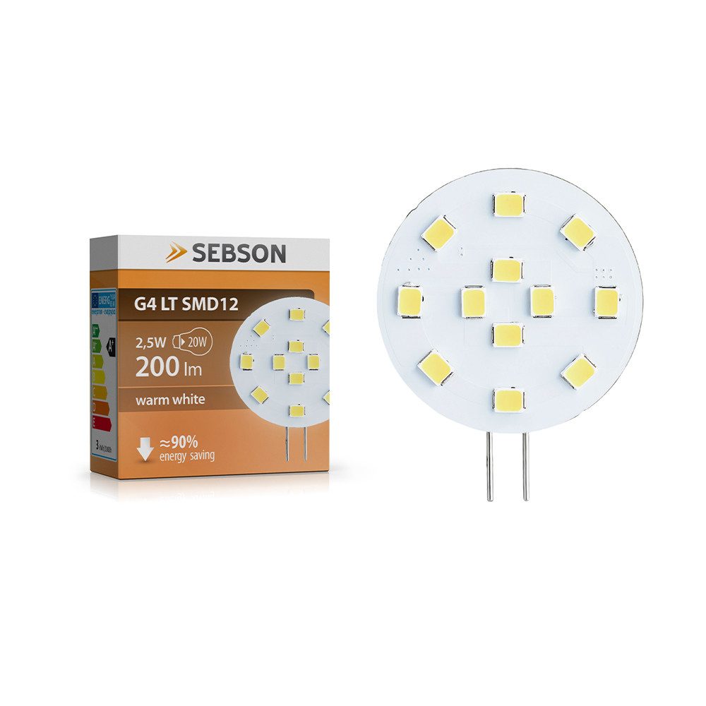 SEBSON LED-Leuchtmittel LED Lampe G4 warmweiß günstig online kaufen