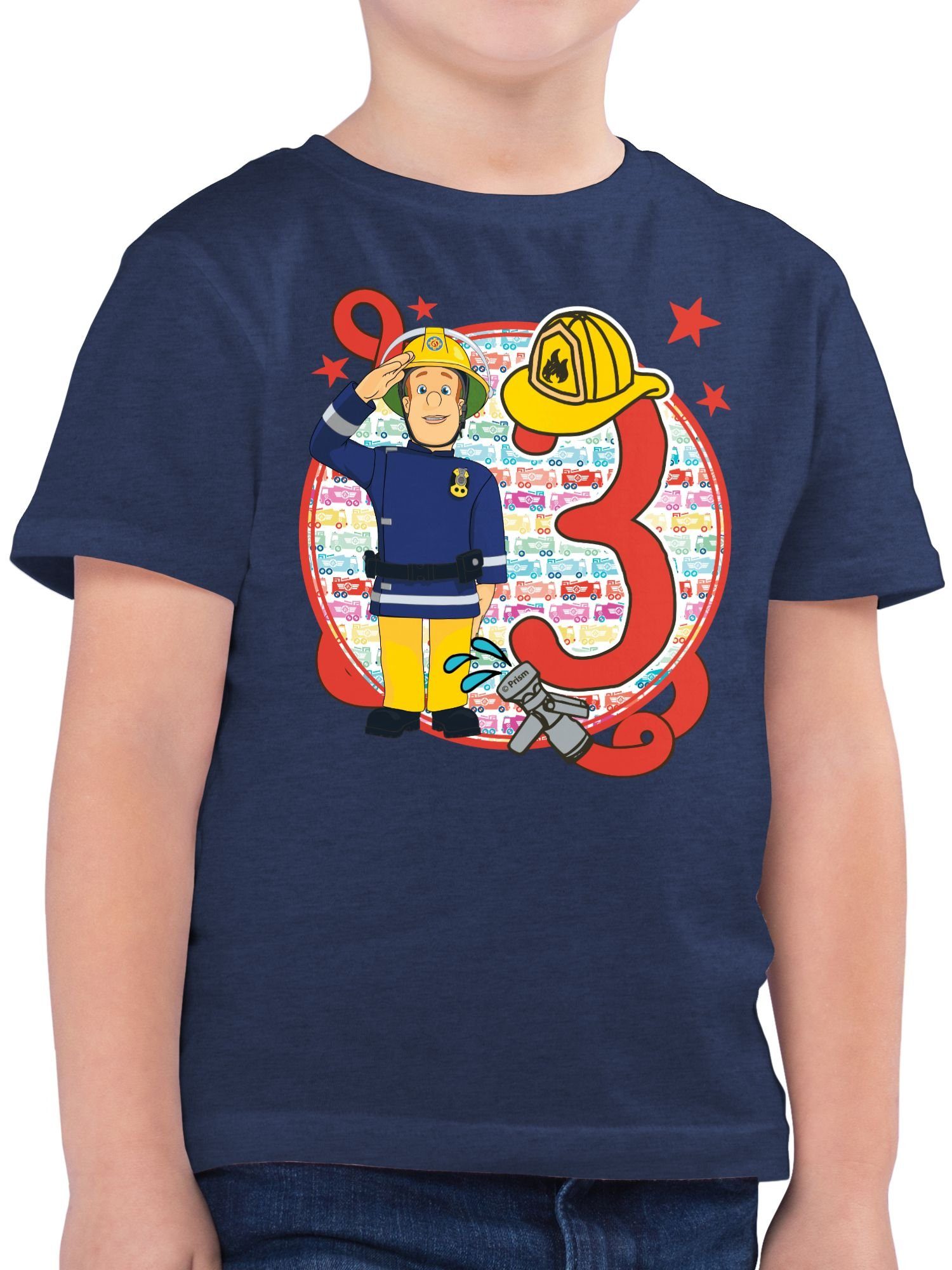 Shirtracer TShirt »3. Geburtstag Feuerwehrmann Sam Jungen Jungen