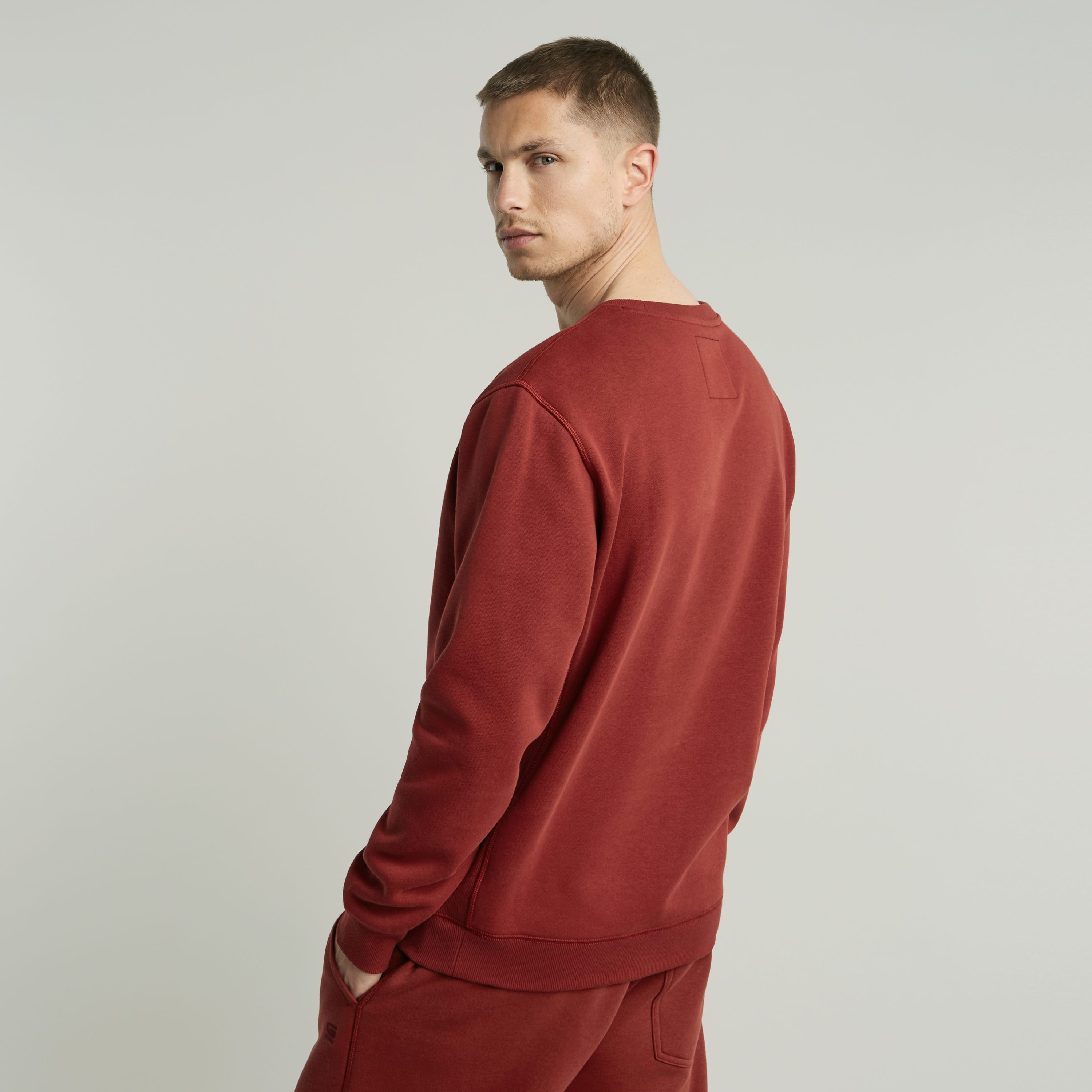 G-STAR Sweatshirt Premium Core Pacior Sweat mit Ripp-Seiteneinsätzen günstig online kaufen