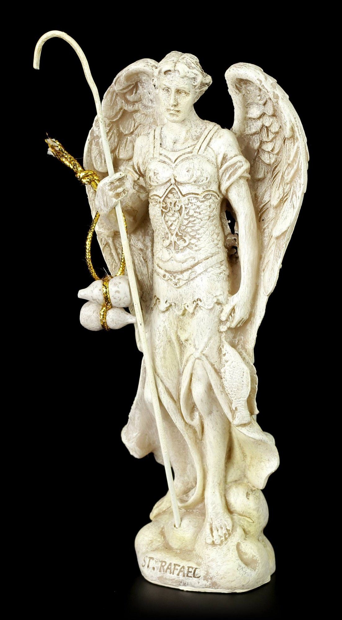 Figuren Shop GmbH Fantasy-Figur Kleine Erzengel Figur - Raphael - Weiß - Gö günstig online kaufen