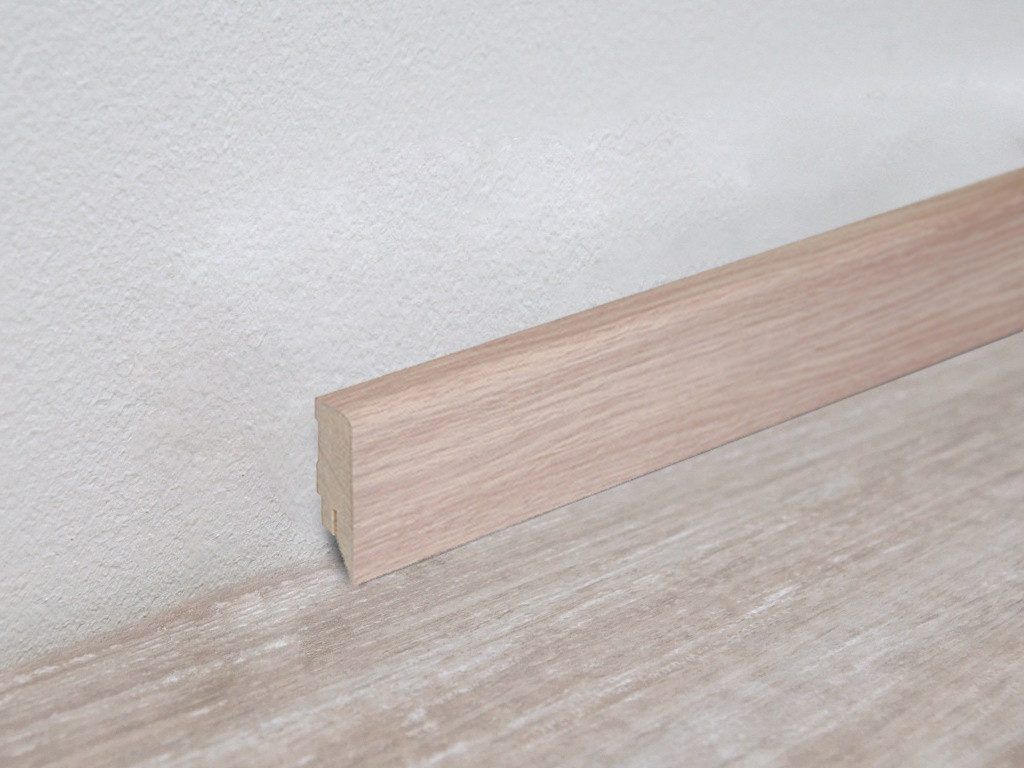 PROFI Sockelleiste Sockelleiste Eiche weiß Dekor, L: 250 cm