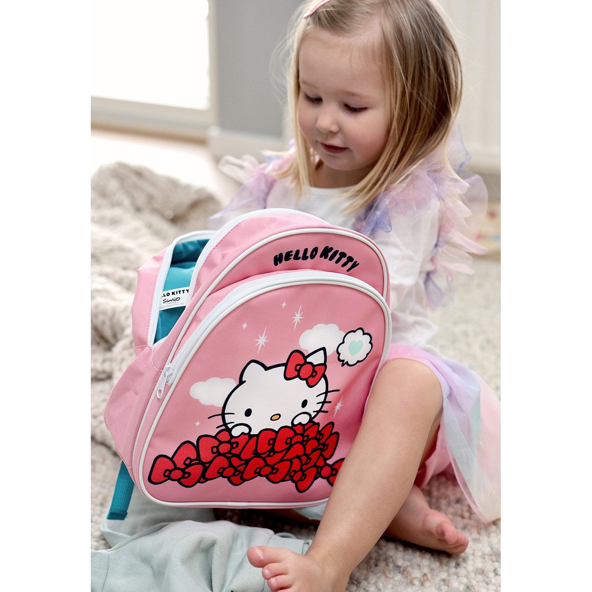 Hello Kitty Kinderrucksack Schleifen Mädchen