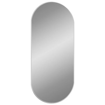 furnicato Wandspiegel Silbern 100x45 cm Oval
