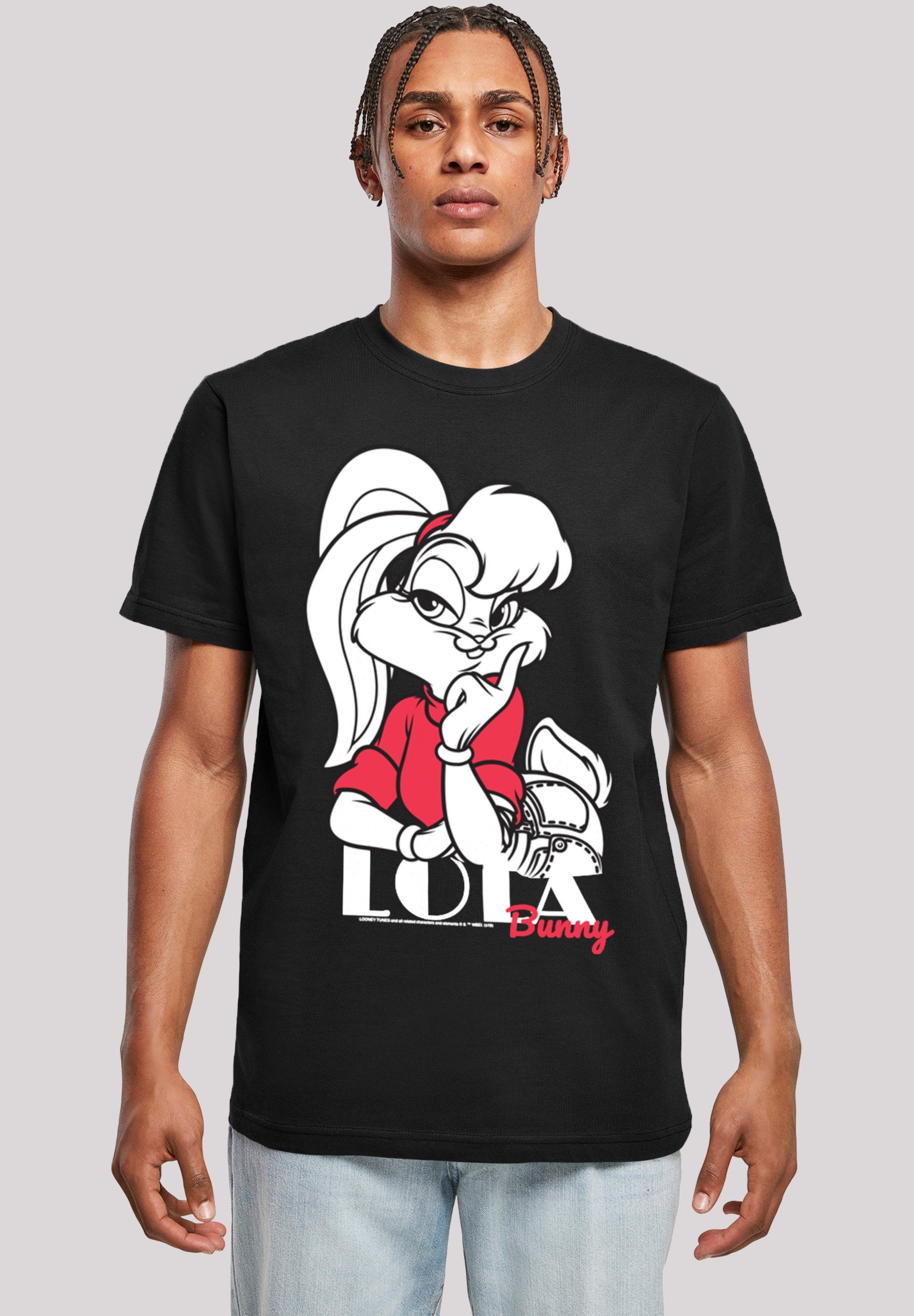 F4NT4STIC T-Shirt Looney Tunes Classic Merch,Regular-Fit,Basic,Bedruckt Lola Bunny Herren,Premium