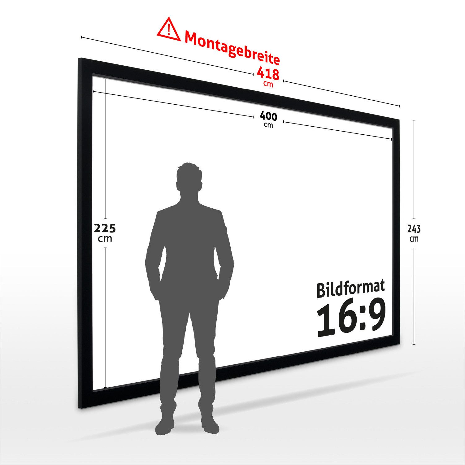 ESMART ESMART Germany Rahmen Leinwand Rahmenleinwand (Professional MIRALE)