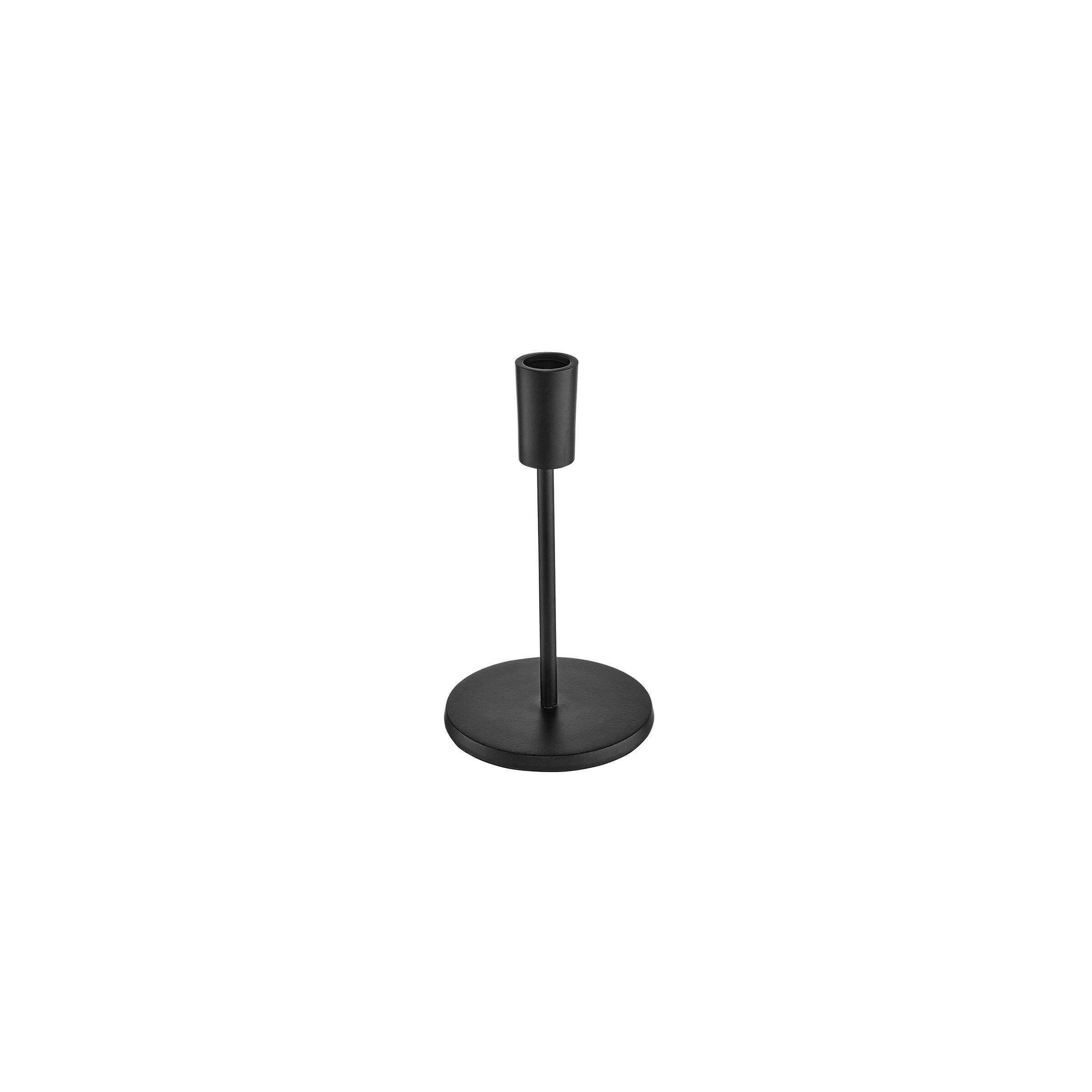 BUTLERS Kerzenhalter HIGHLIGHT Kerzenhalter Höhe 19cm Schwarz