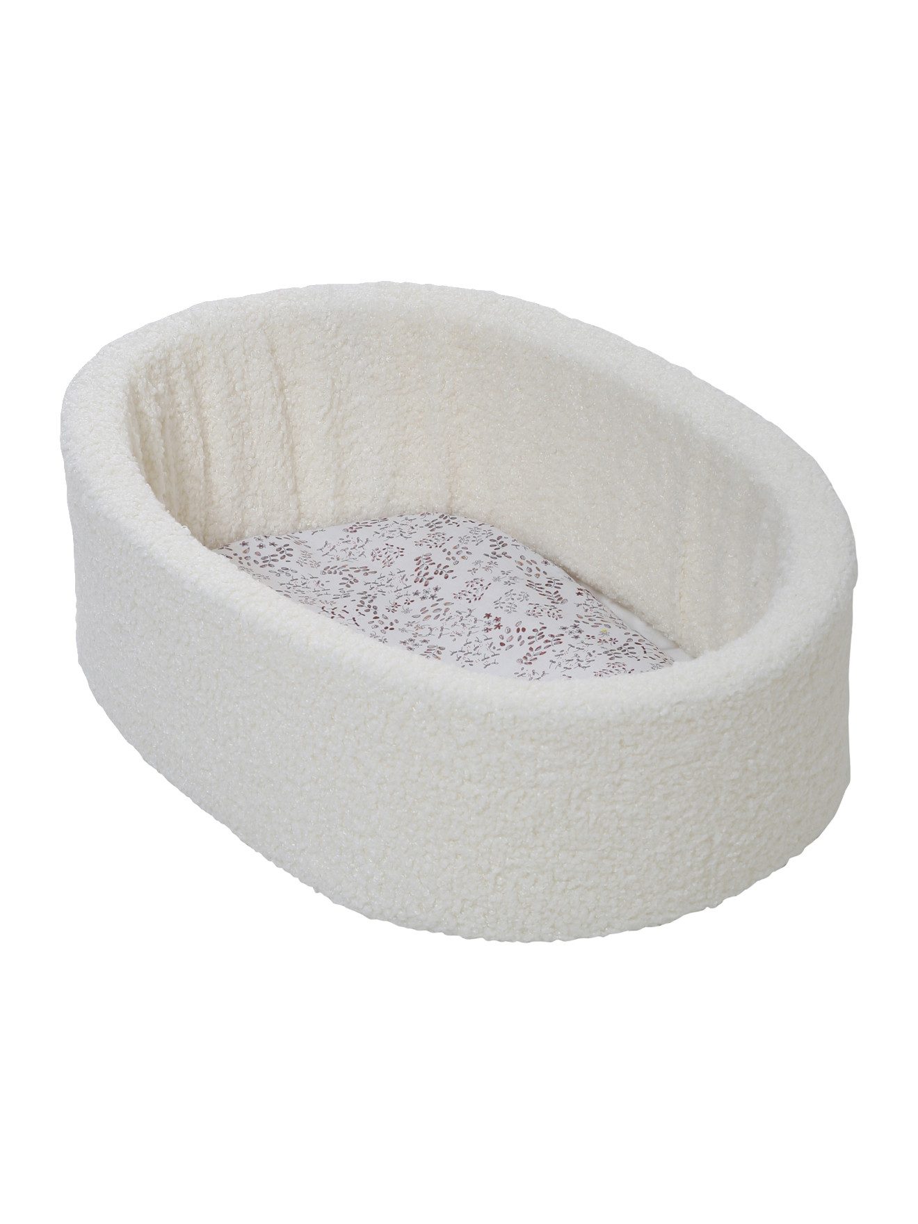 vertbaudet Puppen Accessoires-Set Puppenwiege MINI COCOON, Stoff/Holz FSC® – Bild 2 von 5