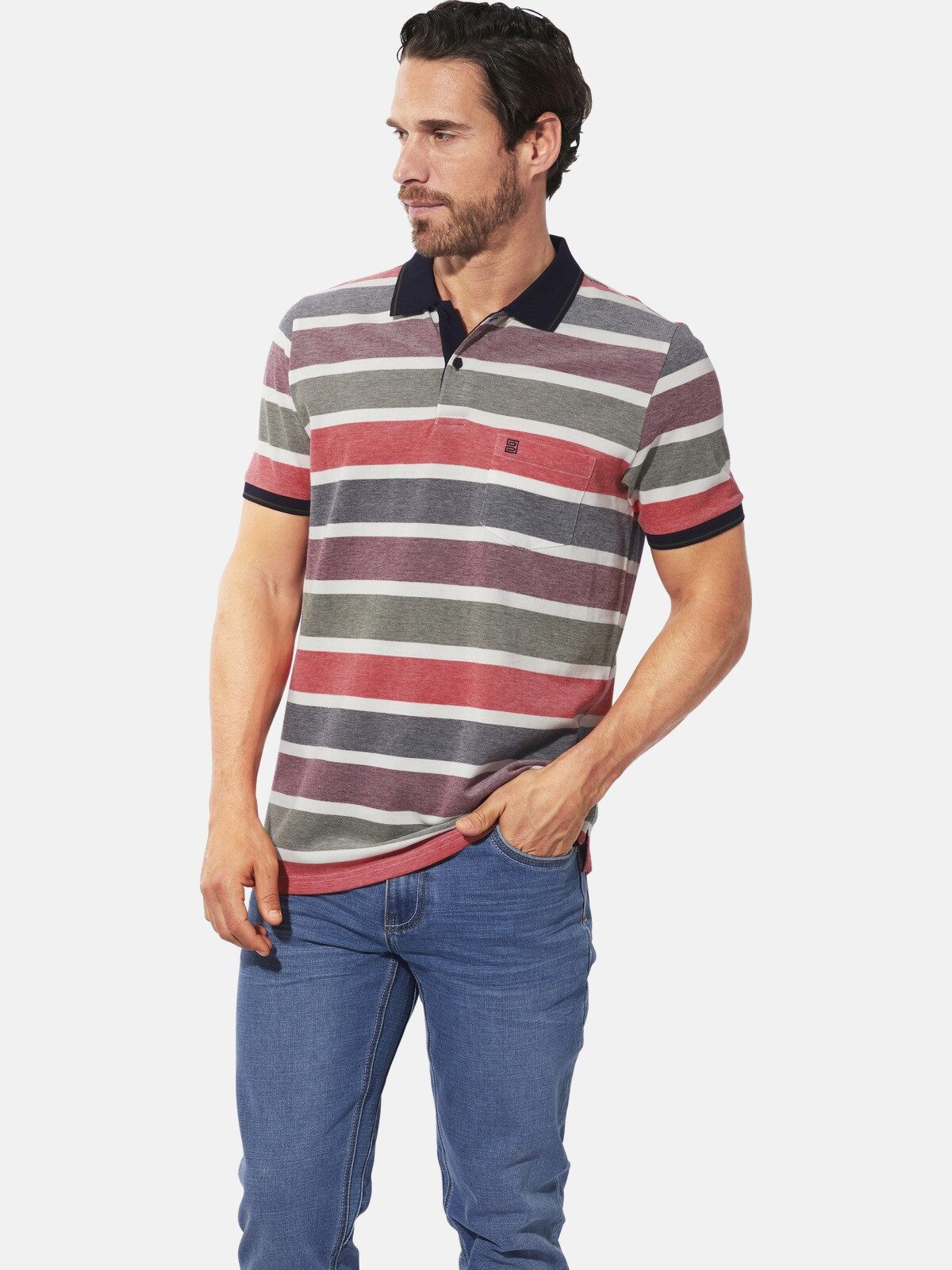 Babista Poloshirt CIRINOSTI mit bunten Streifenmuster günstig online kaufen