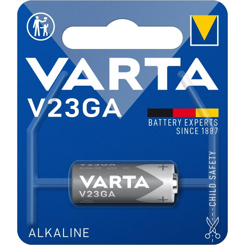 VARTA Varta V23GA 1er Blister Batterie - Spezialbatterie. Akku Varta V23GA 1er Blister Batterie (12 V V), Alkali Mangan Technologie