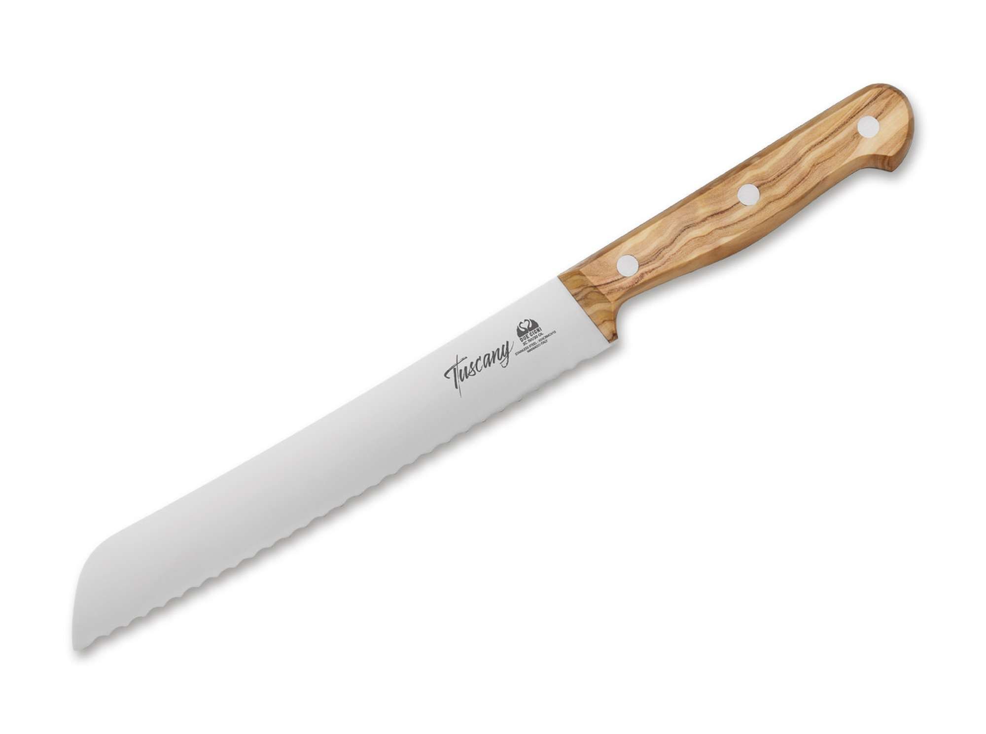 Due Cigni Kochmesser Due Cigni Tuscany Brotmesser Olive