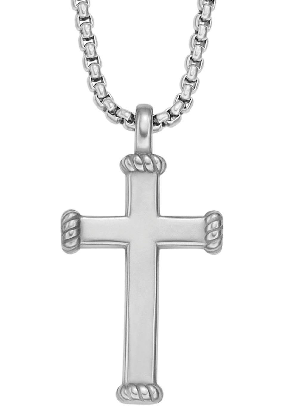 Kette mit Anhänger Halskette Kreuz, JEWELRY, JF04401040