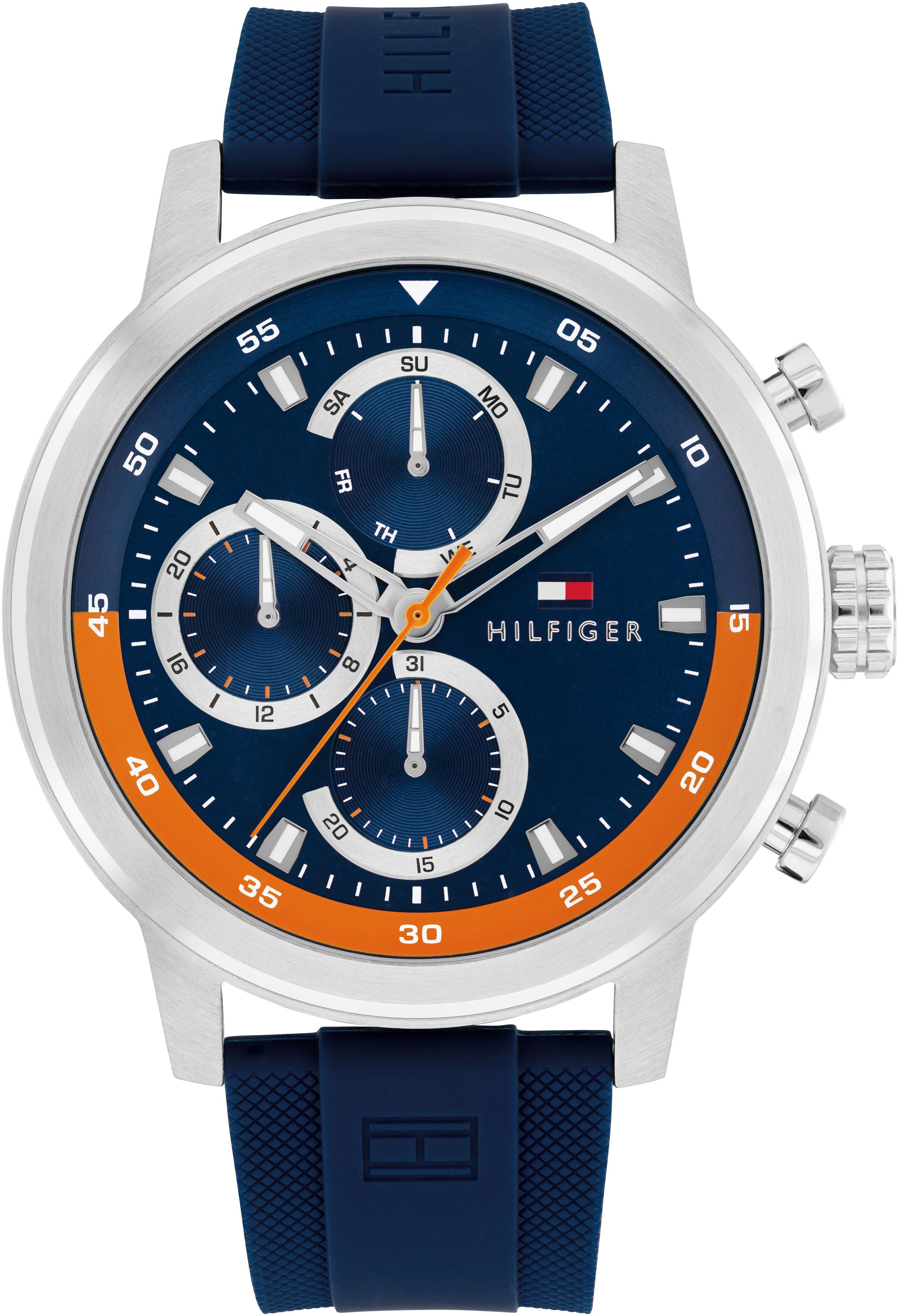 Tommy Hilfiger Multifunktionsuhr ROCKY 1792177, Quarzuhr, Armbanduhr, Herre günstig online kaufen