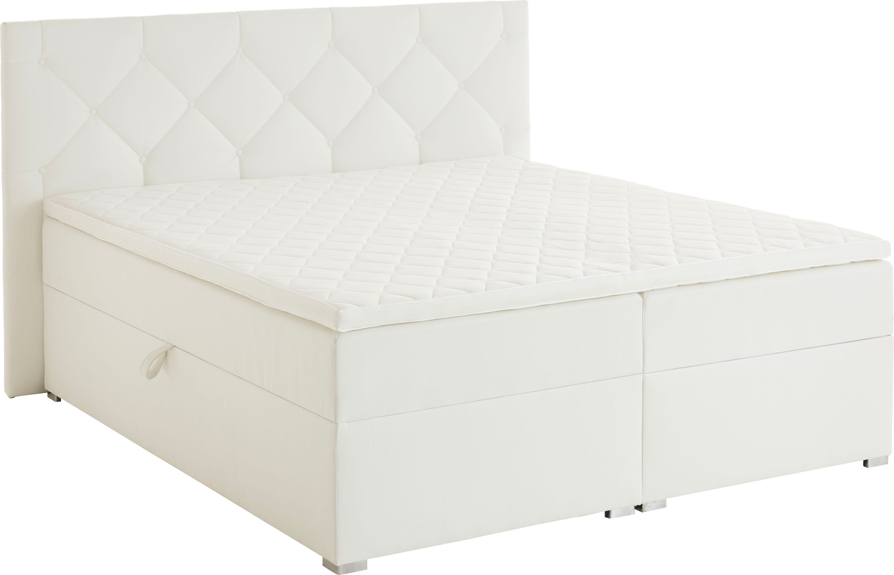 ATLANTIC home collection Boxbett Meike, mit XXL-Bettkasten und Topper