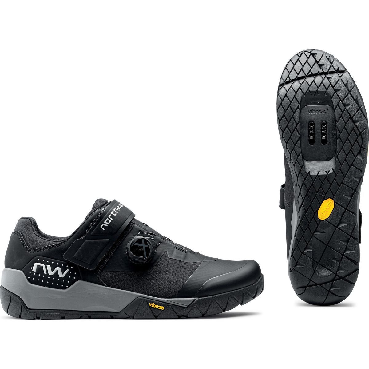 Northwave Overland Plus Fahrradschuh Leichte, strapazierfähige Schuhe mit Vibramsohle für besten Grip und