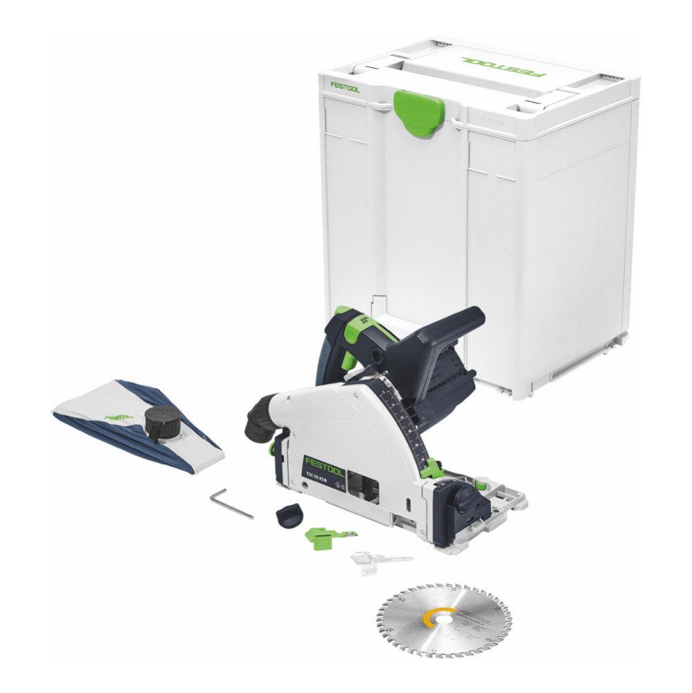 FESTOOL Akku-Tauchsäge TSC 55 KEB-Basic Akku Tauchsäge 18 V / 36 V (2x 18 V) 160 mm