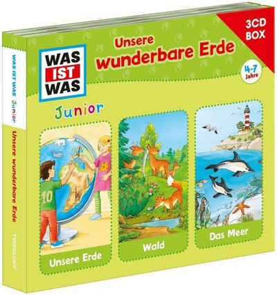 Tessloff Verlag Hörspiel WAS IST WAS Junior 3-CD Hörspielbox. Unsere wunderbare Erde