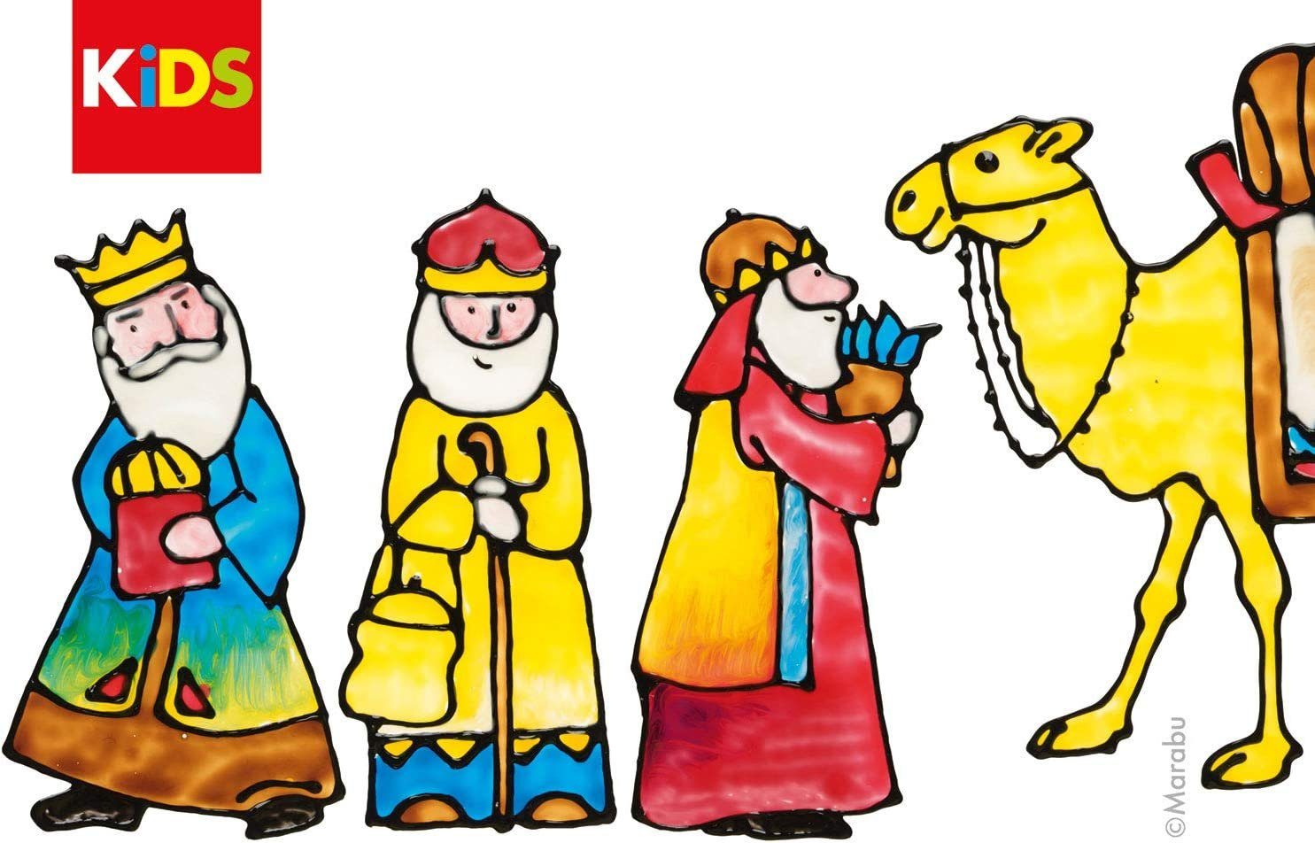 Marabu Sticker MARABU KiDS Window Color Set 6tlg.