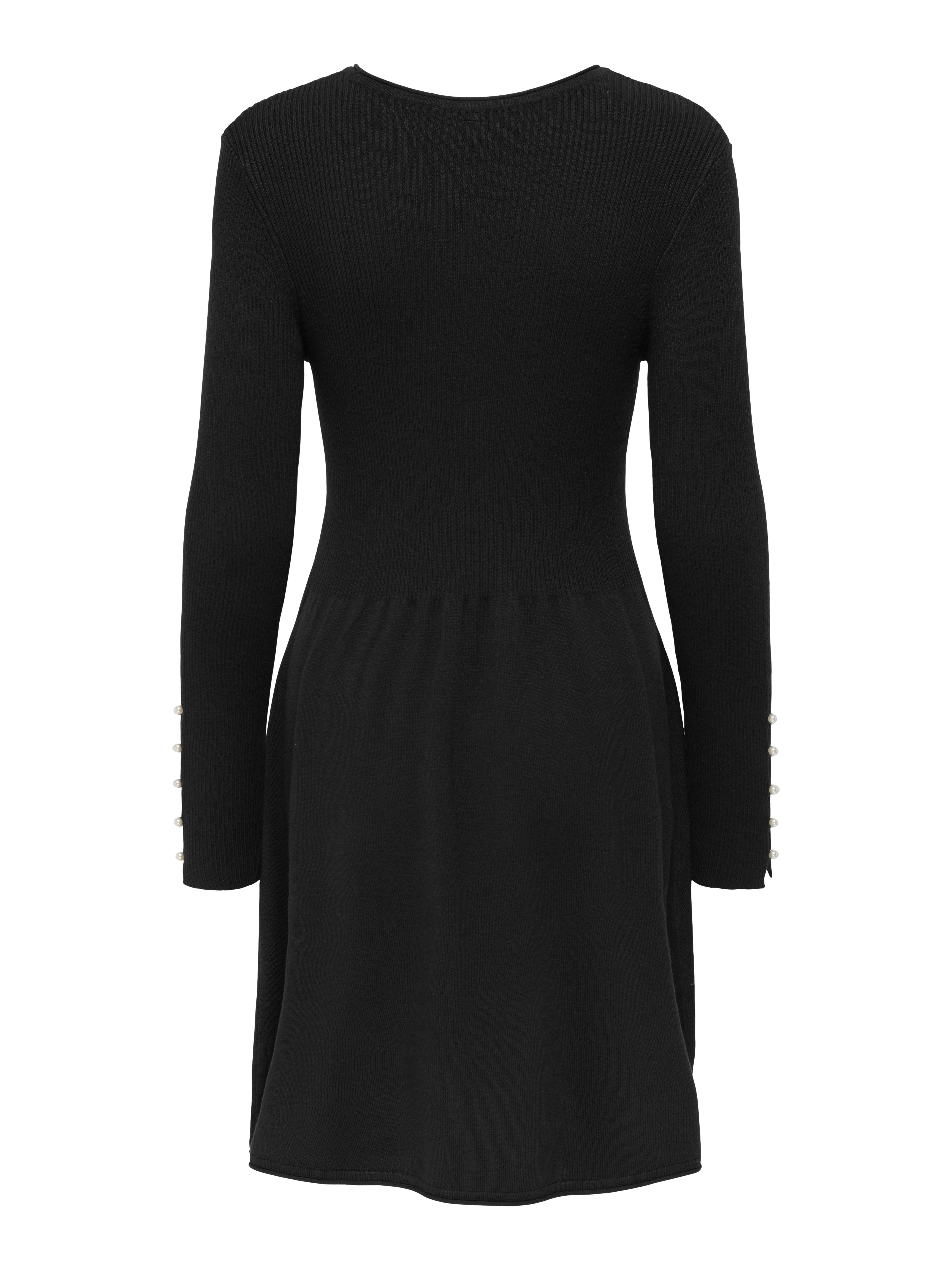 ONLY Midikleid ONLNATASCHA LS PEARL O-NECK DRESS CC KNT Sommerkleid