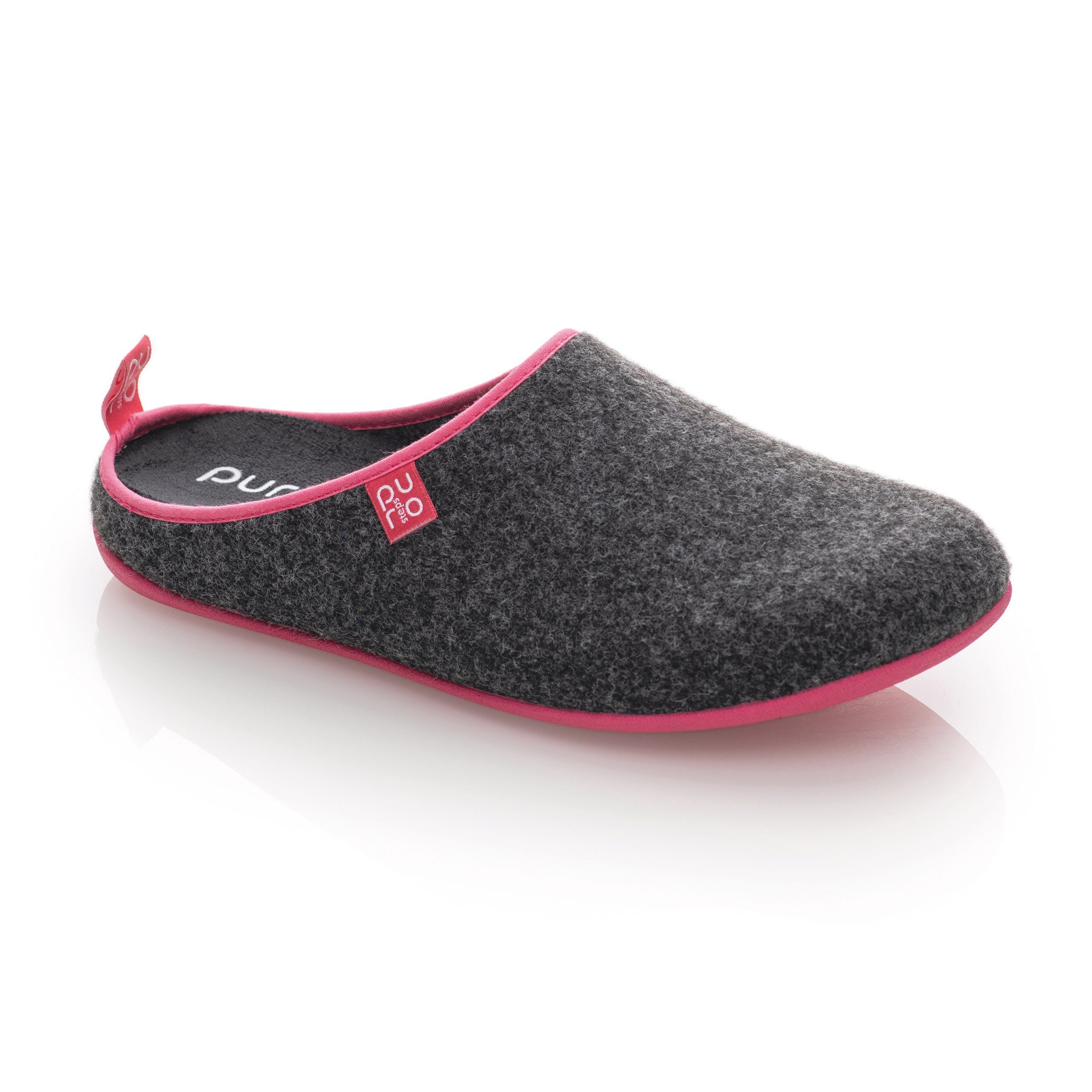 purosteps Fieltro-Eco Hausschuh Hergestellt aus recycelten PET Flaschen, Handgefertigt, Naturkautschuk – Bild 4 von 5