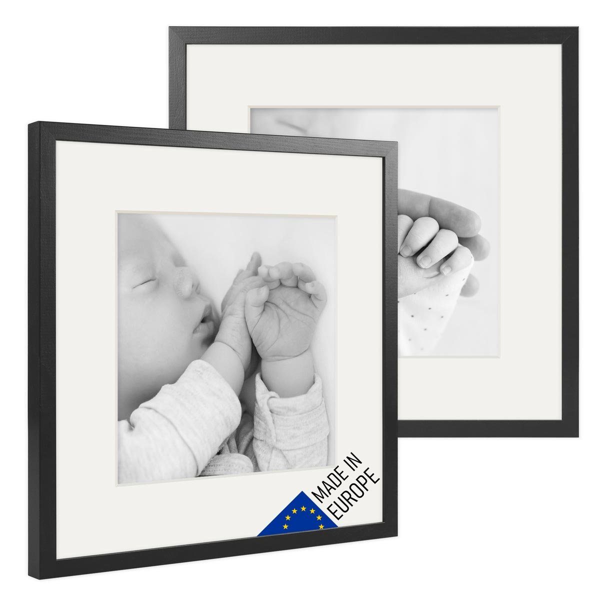 PHOTOLINI Bilderrahmen 2er Set Echtholz mit günstig online kaufen