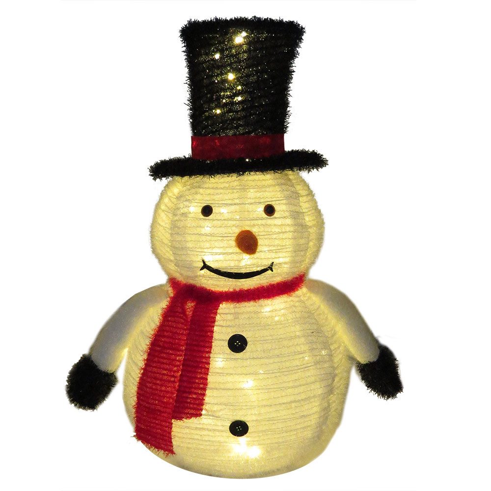 Gartenpirat LED Dekofigur mit LED-Beleuchtung warmweiß weihnachtliche Gartendeko für außen