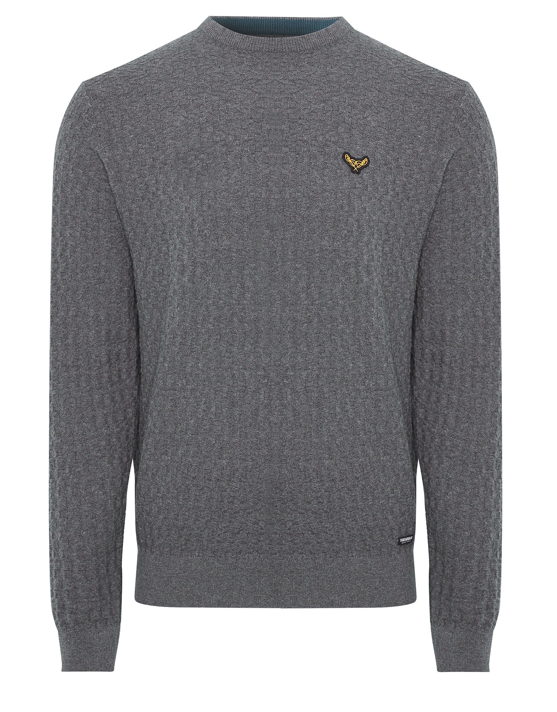 Threadbare Sweatshirt Cedar Marl Mid Grey