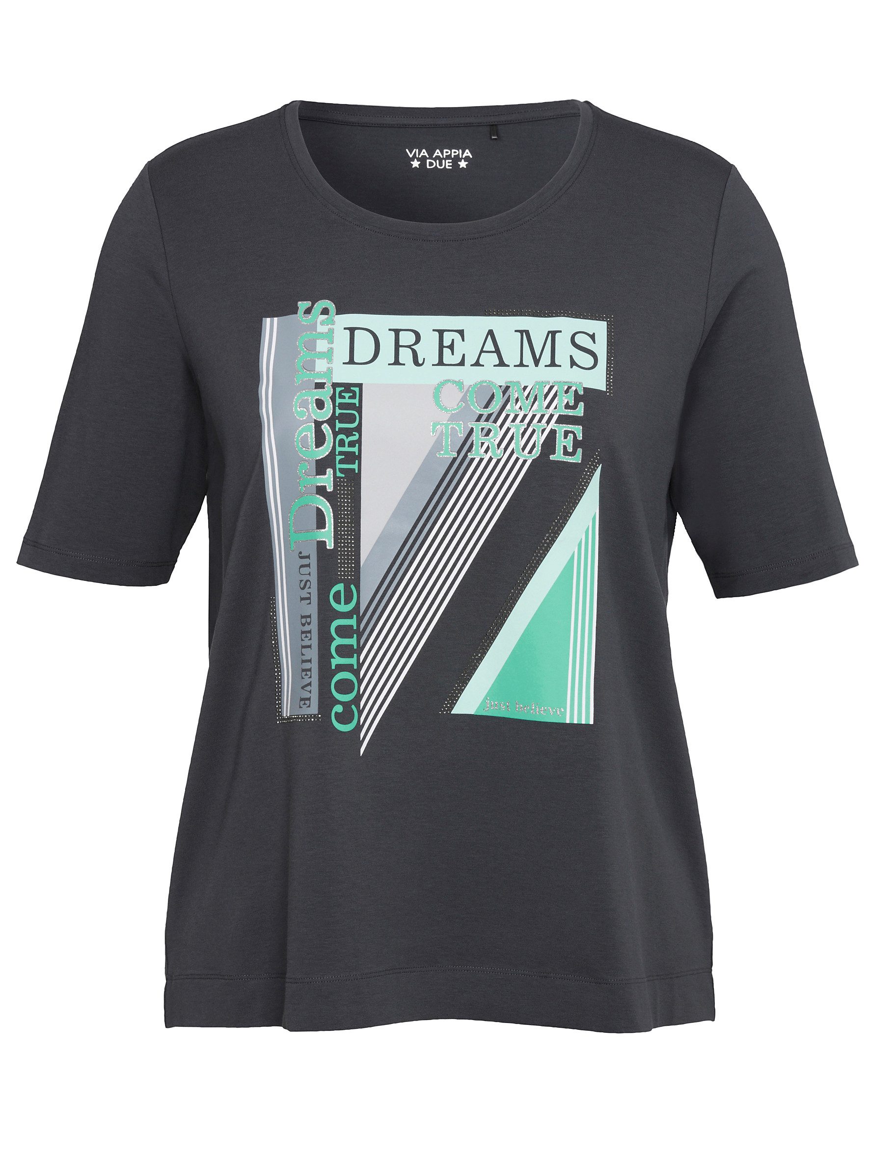 VIA APPIA T-Shirt T-Shirt Rundhals 1/2 Arm Motiv