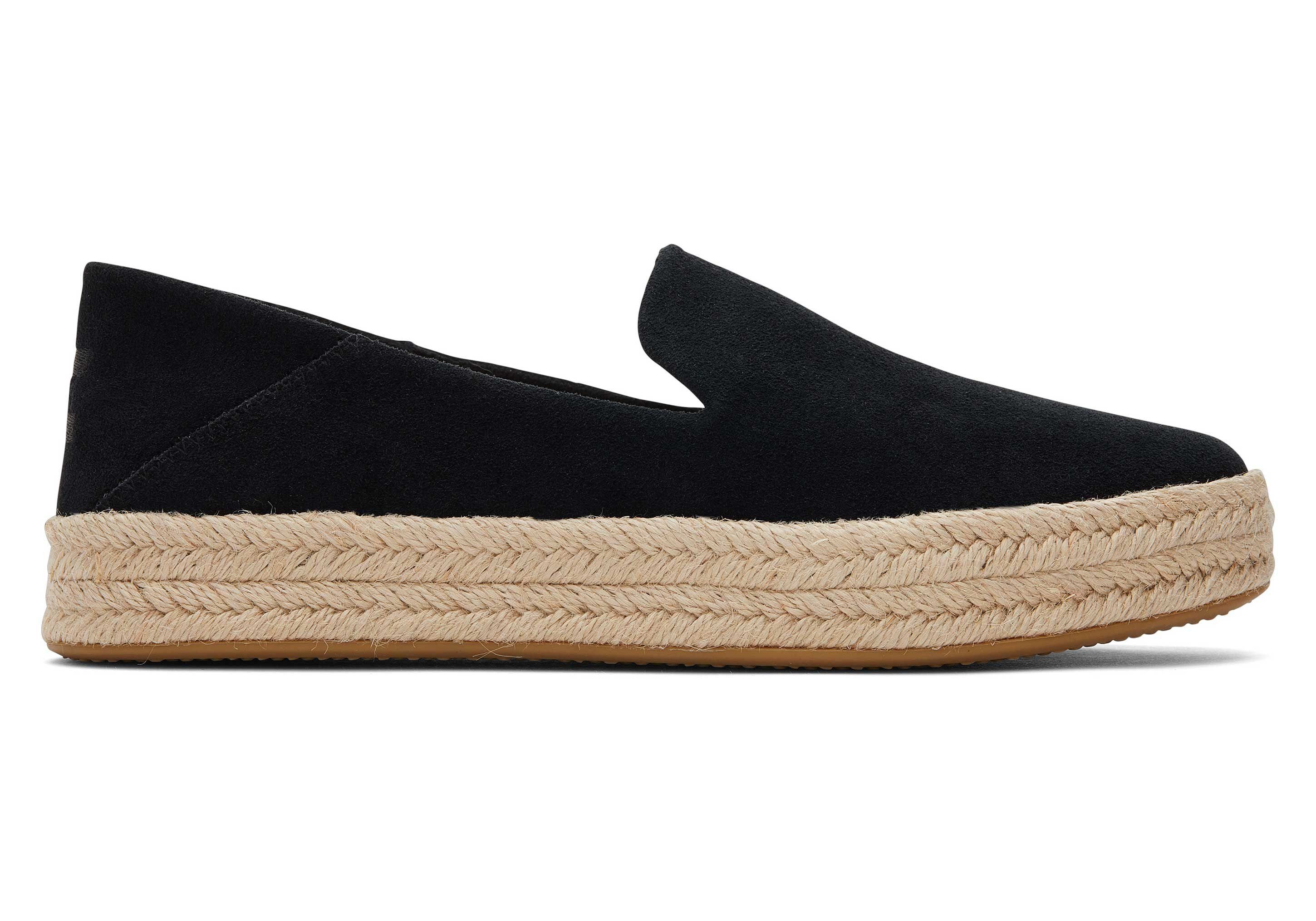 TOMS Carolina Taupe Suede Espadrille Espadrille