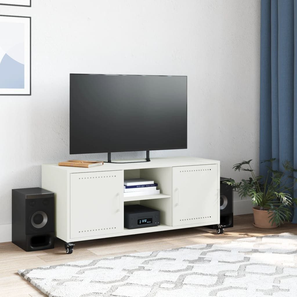 vidaXL TV-Schrank TV-Schrank Weiß 100,5x39x43,5 cm günstig online kaufen
