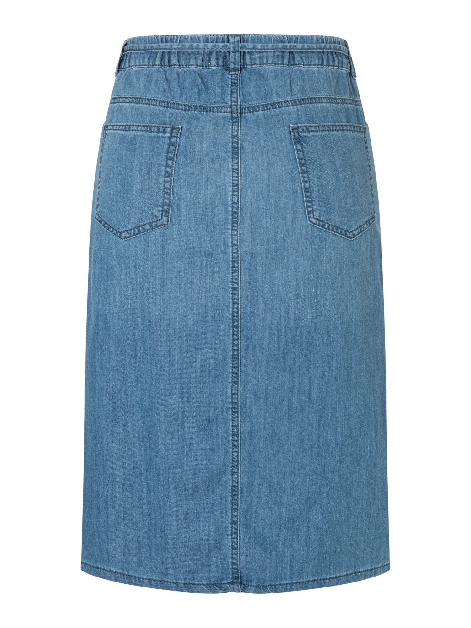 MORE&MORE A-Linien-Rock cooler, lässiger Midi-Jeansrock