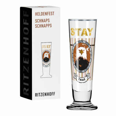 Ritzenhoff Schnapsglas »Heldenfest Schnaps 007«, Kristallglas, Made in Germany