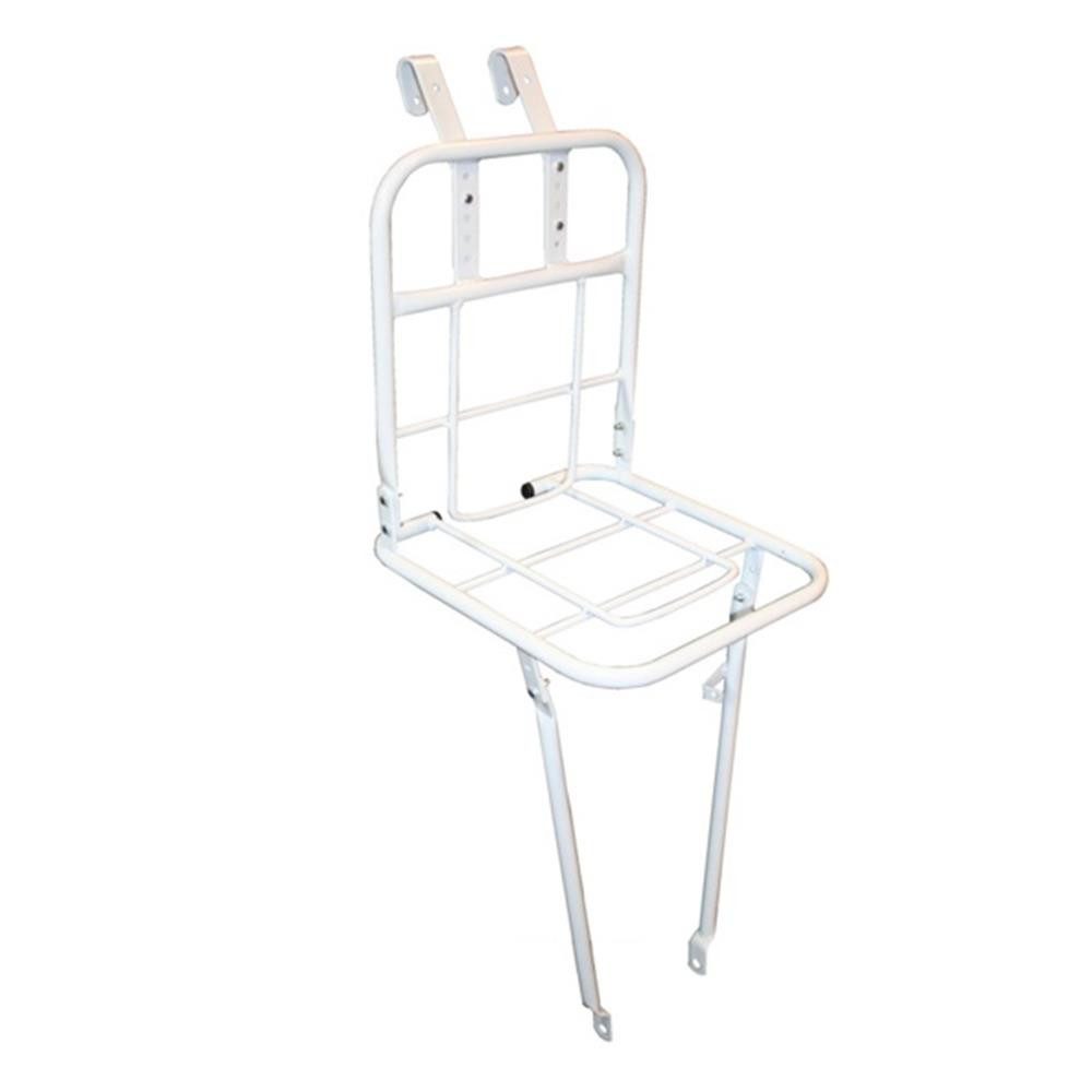 Lastpak Fahrrad-Gepäckträger Vorderrrad Gepäckträger Transportgepäckträger 31 295 33 cm stahl weiß