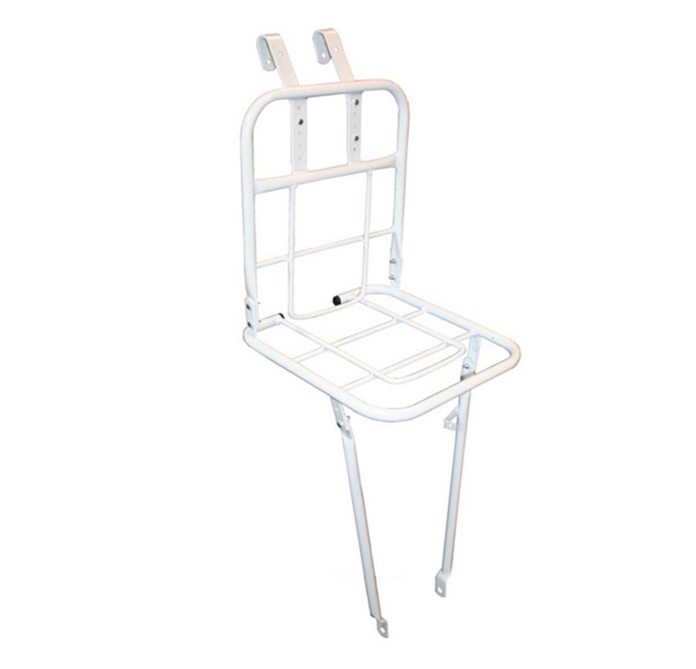 Lastpak Fahrrad-Gepäckträger Vorderrrad Gepäckträger Transportgepäckträger 31 295 33 cm stahl weiß