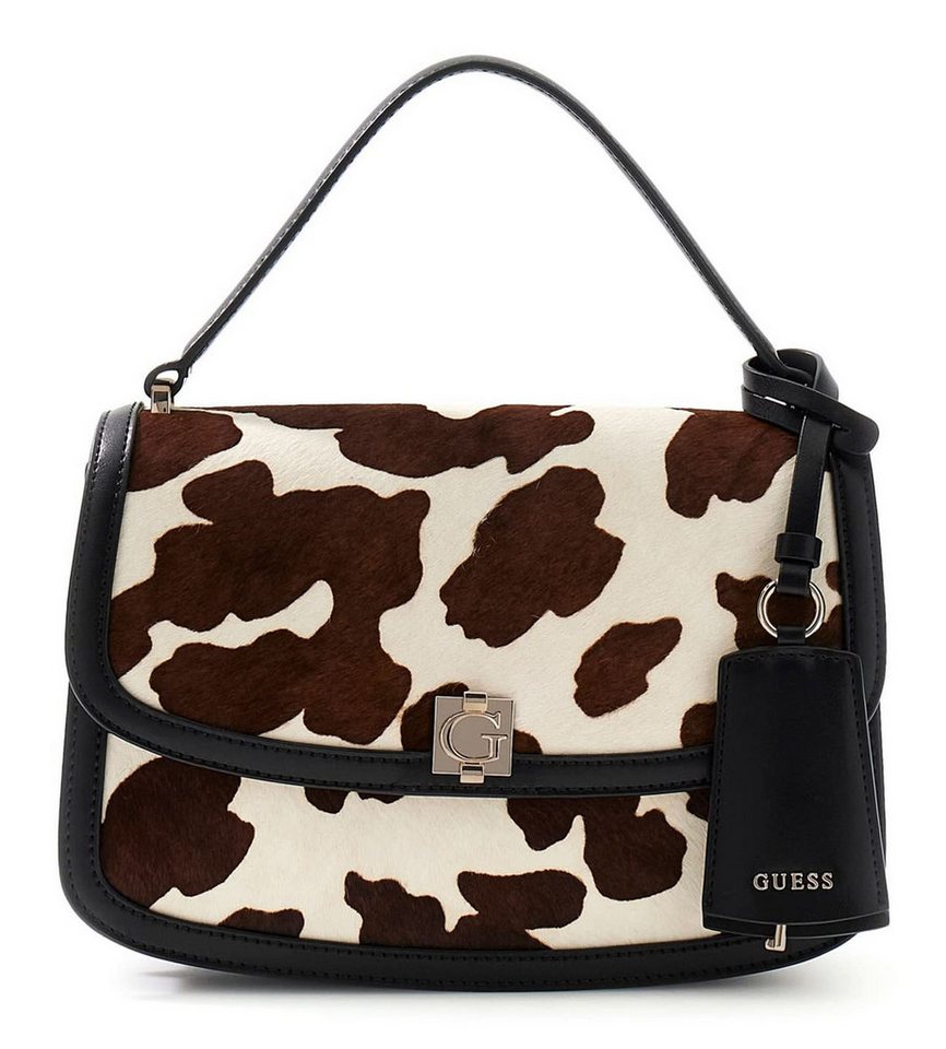 Guess Umhängetasche Convertible Xbody Flap, aus echtem Rindsleder