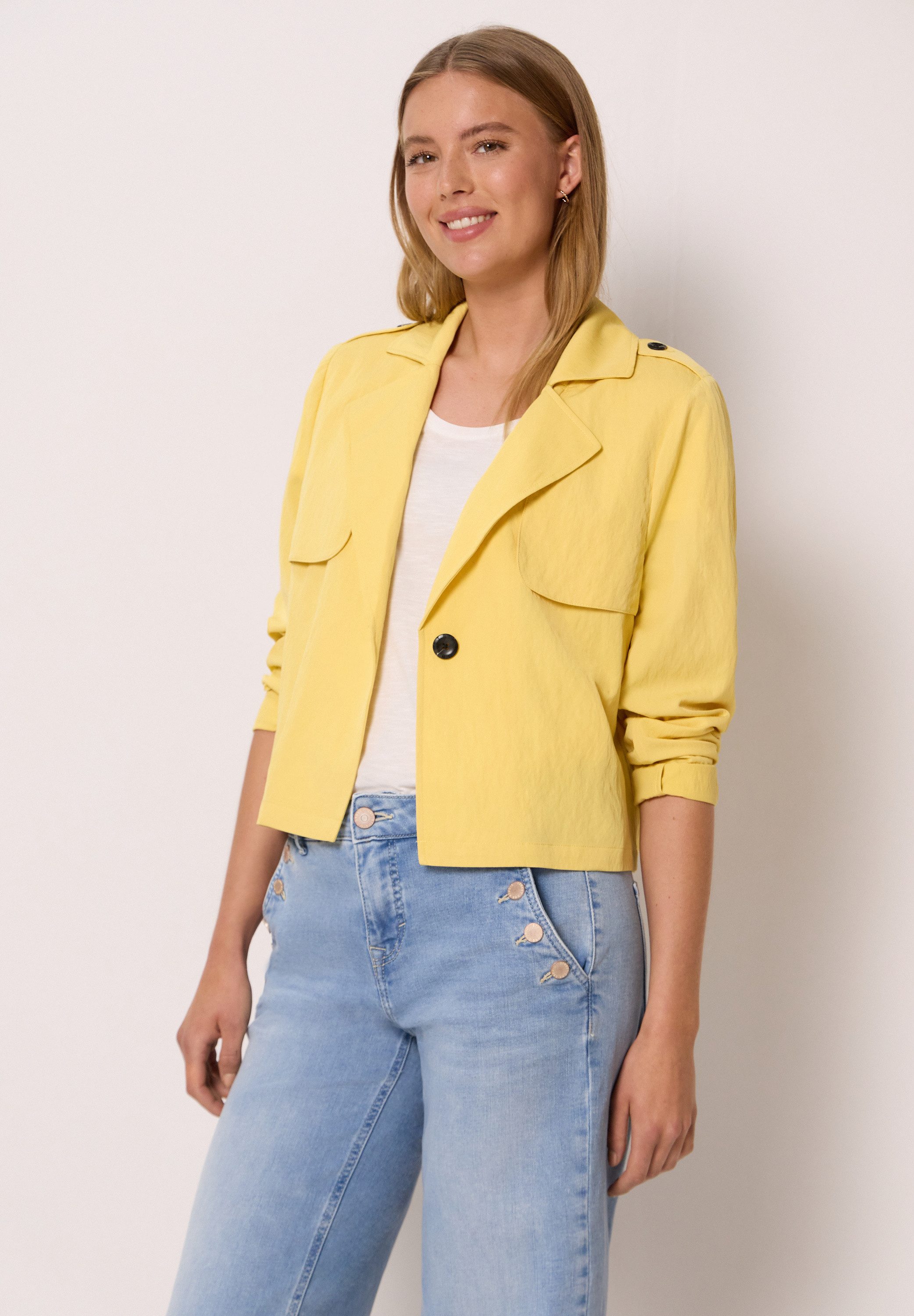 STREET ONE STUDIO Blouson aus softem Materialmix