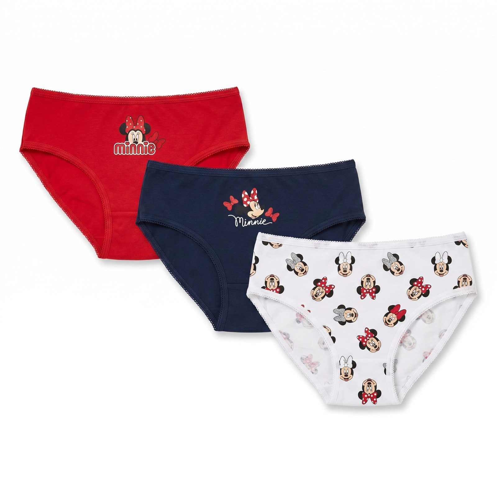 Disney Slip Disney Minnie Maus 3er Pack Slips Kinder Mädchen Unterwäsche (Packung, 3-St)