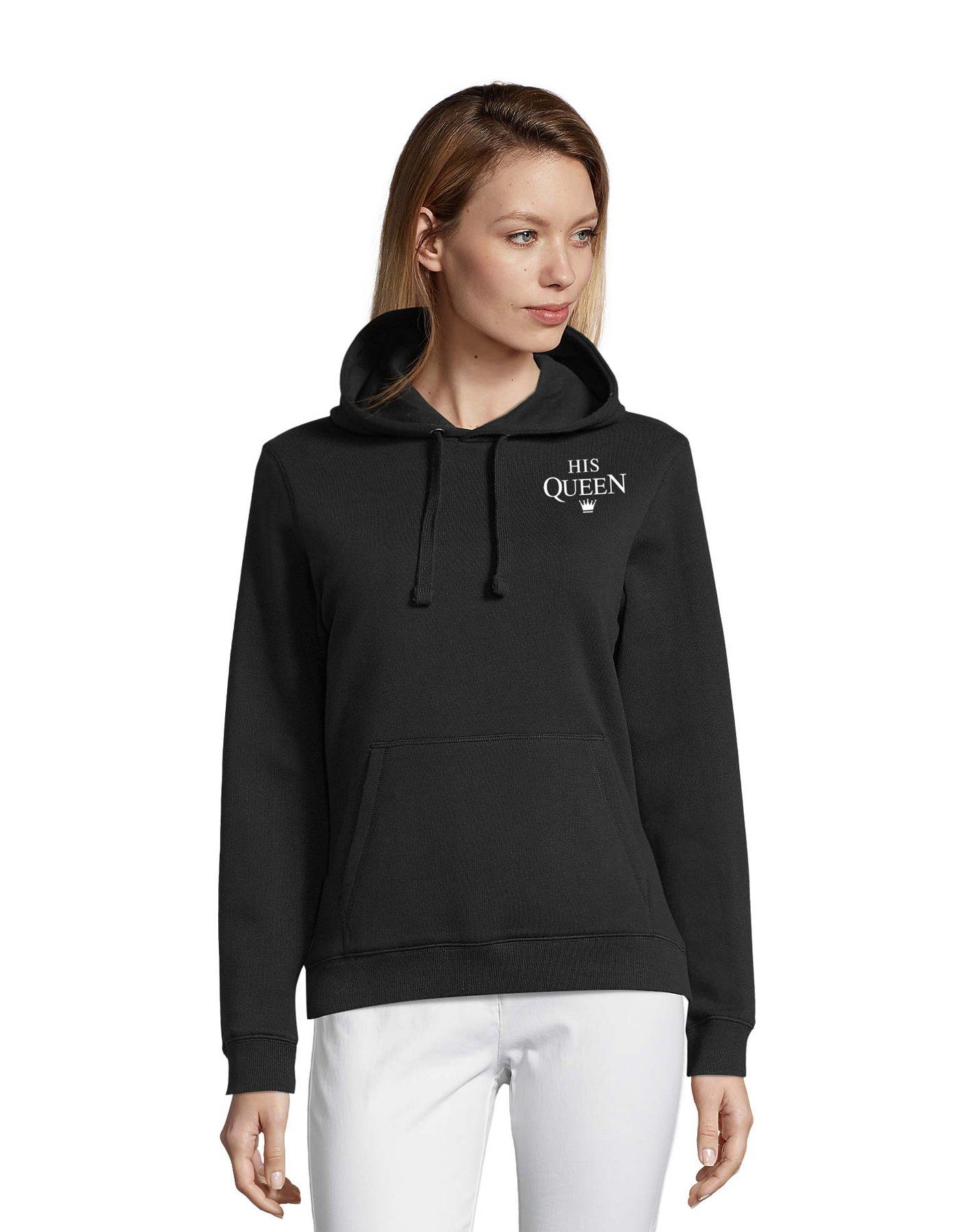 Hoodie Unisex Paar Pärchen Pullover The King His Queen Valentin Bff Friends