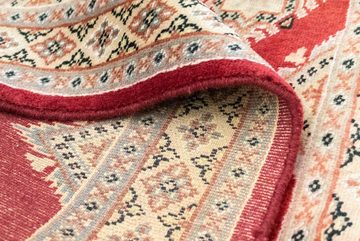 Teppich Buchara Teppich handgeknüpft rot, morgenland, rechteckig, Höhe: 8 mm