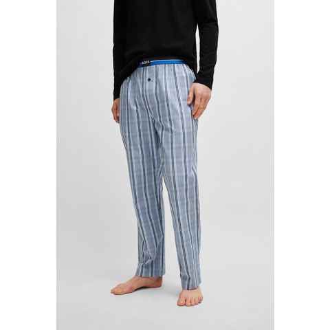 BOSS Pyjamahose Urban Pants mit Eingriff und Knopf