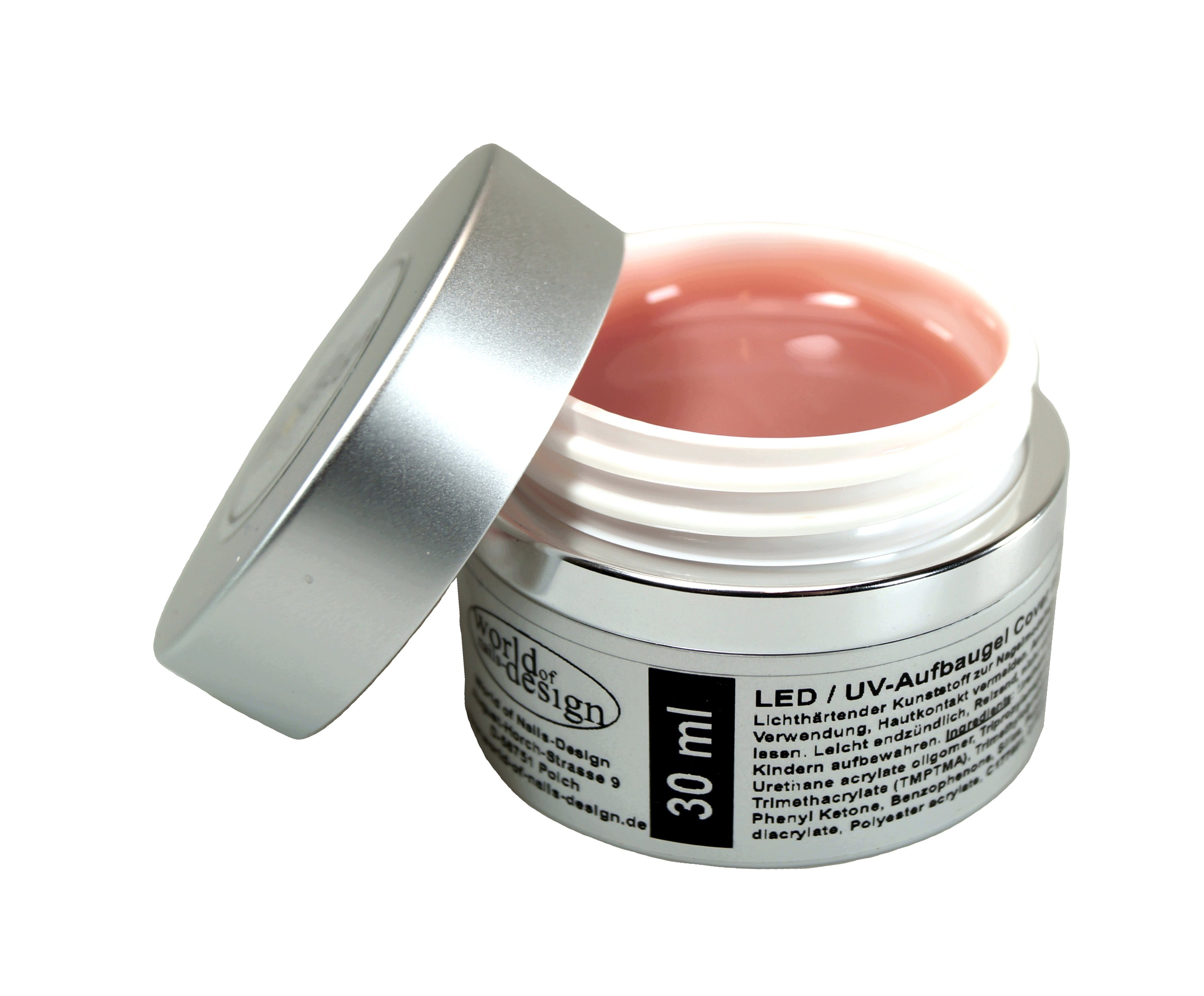 World of Nails-Design UV-Gel StudioLine UV/LED-Gel Aufbaugel cover light rosé milchig 30ml, für Babyboomer Look