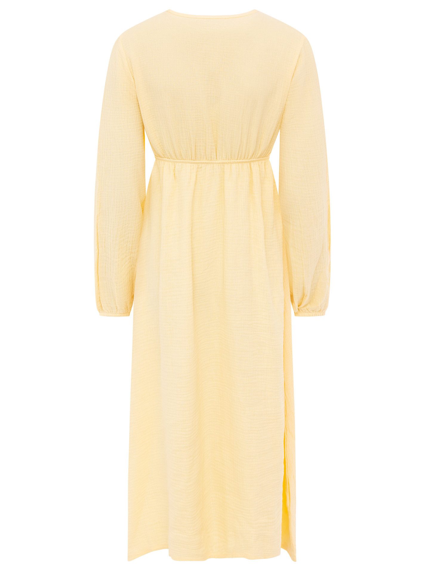 Zwillingsherz Maxikleid Maxikleid Baumwolle Musselin
