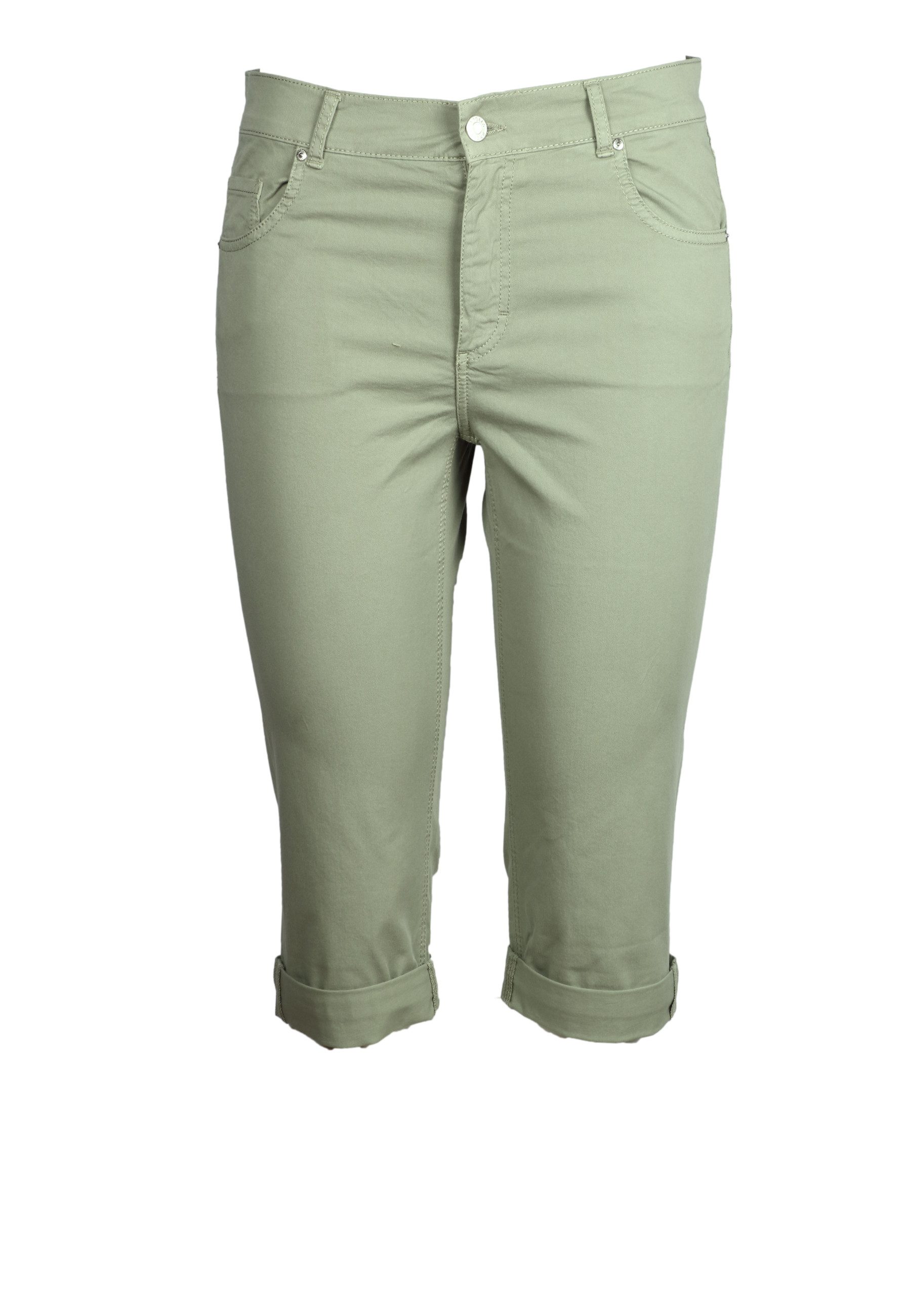 ANGELS Caprijeans Angels Caprihose TU - jade grün 42 (1-tlg)