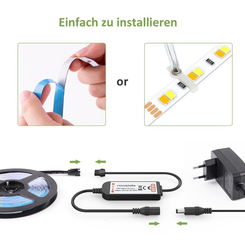 Novostella LED Stripe LED Stripe Leiste Streifen Licht Band Leuchte Lichter günstig online kaufen