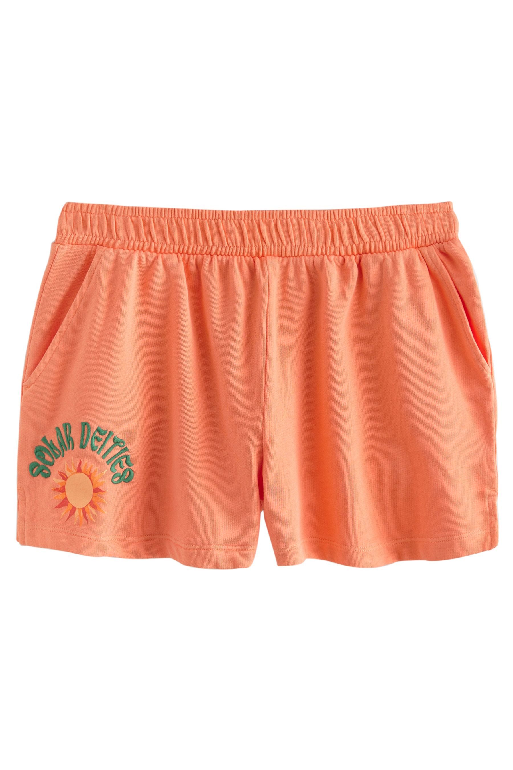 Sweatshorts Shorts aus 100 % Baumwoll-Jersey