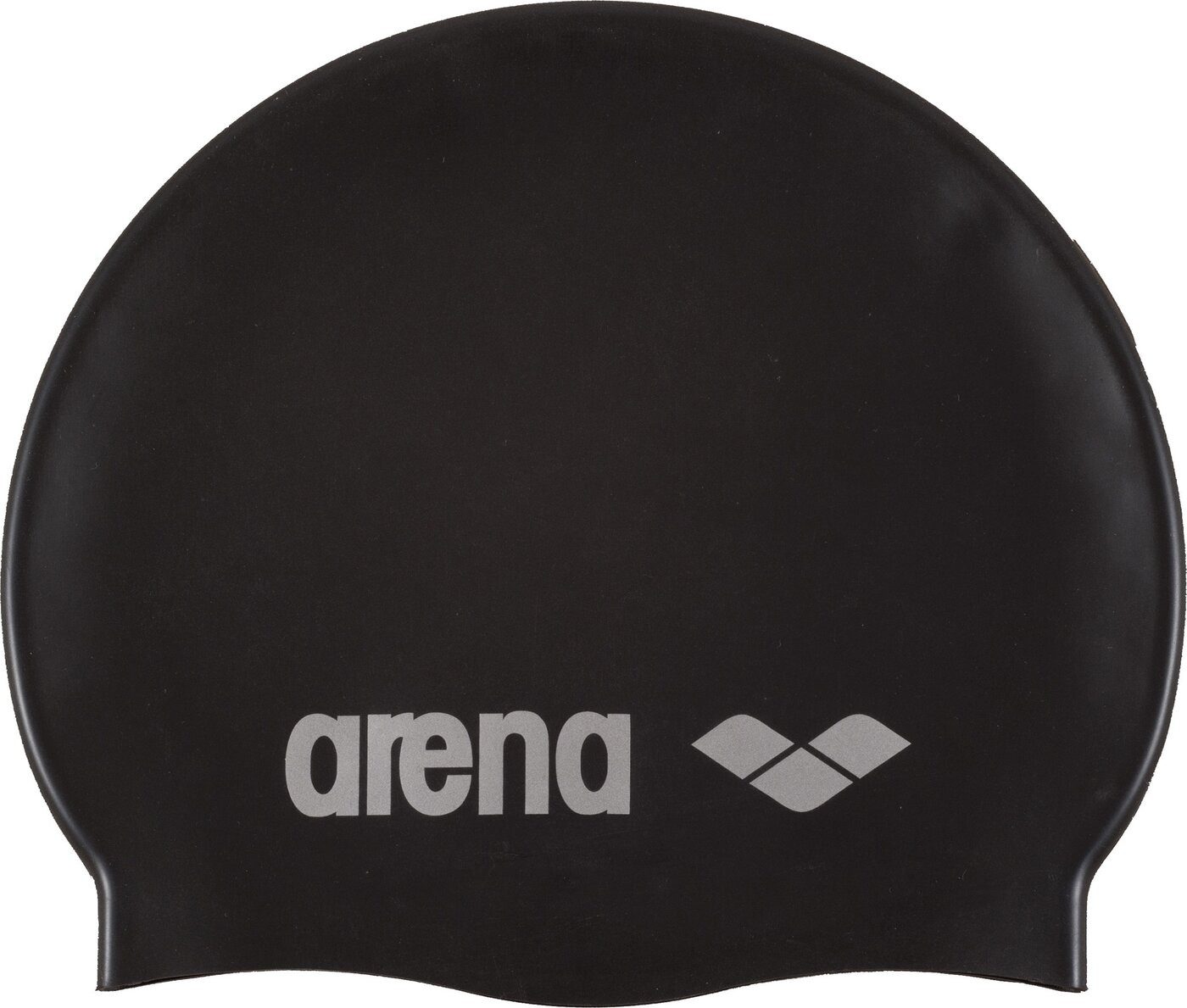Arena Badekappe CLASSIC SILICONE 55 BLACK SILVER