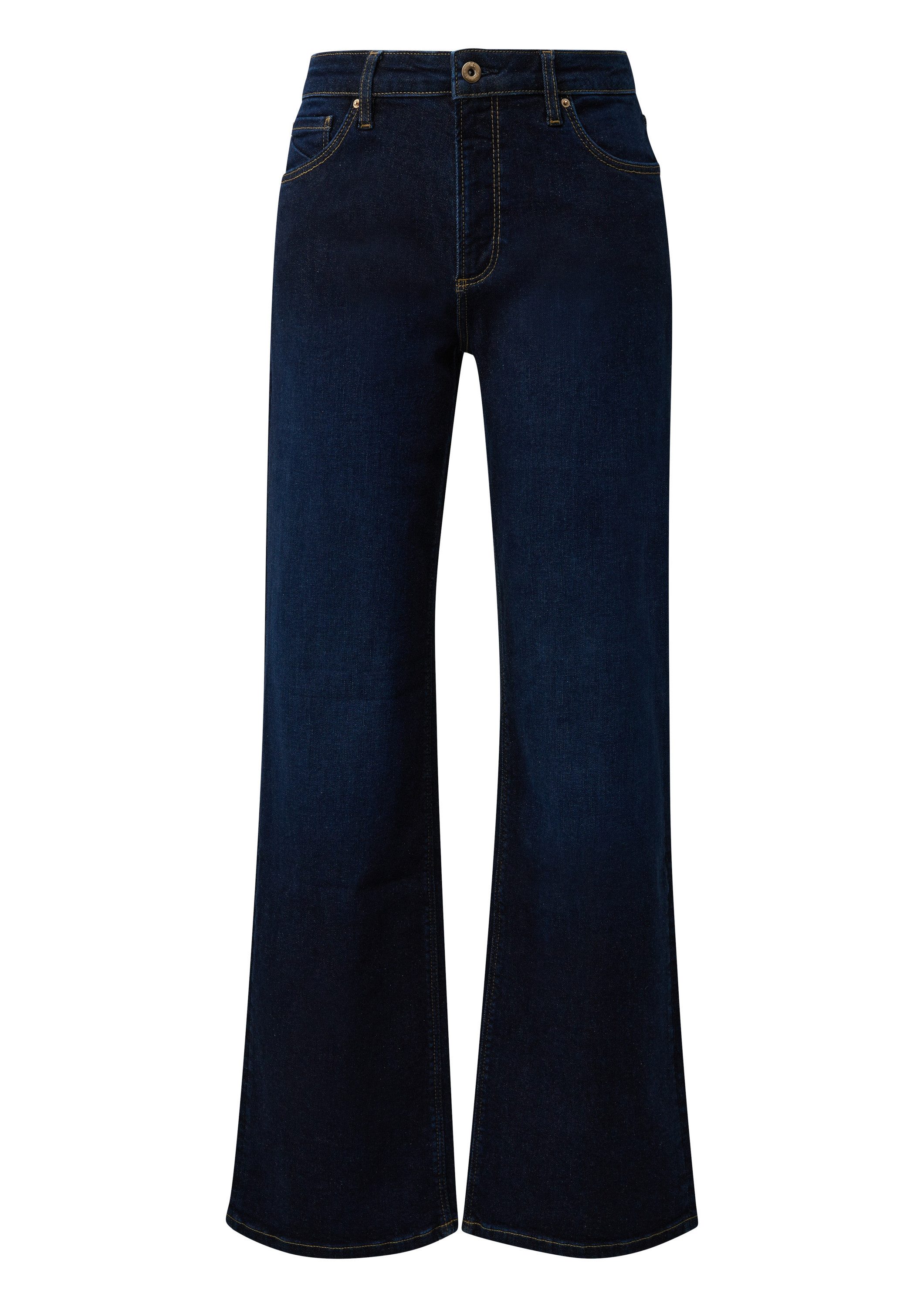 QS Weite Jeans Jeans-Hose CATIE Jeans Catie / Slim Fit / High Rise / Wide L günstig online kaufen