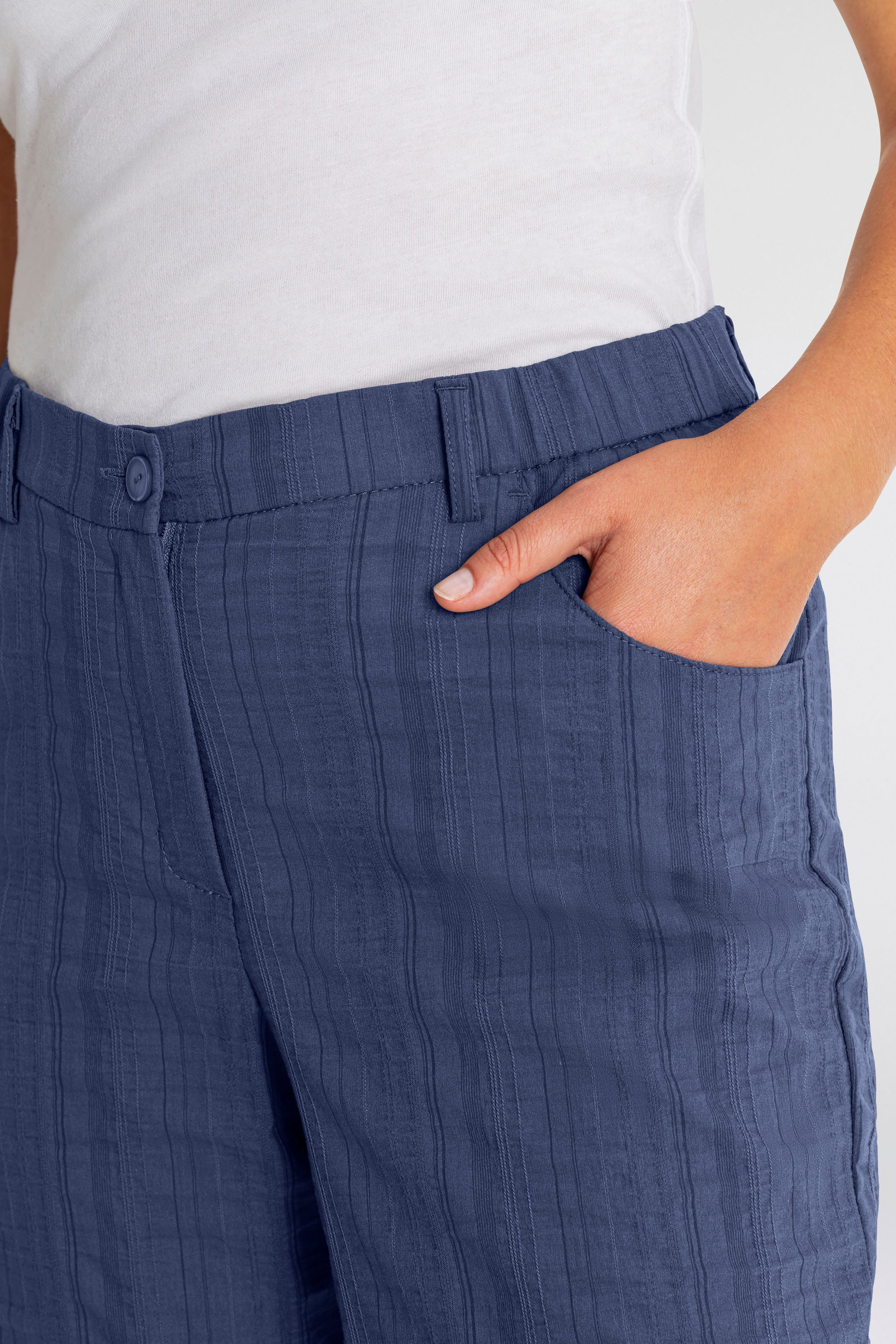 KjBRAND Stretch-Hose Babsie mit Taschen