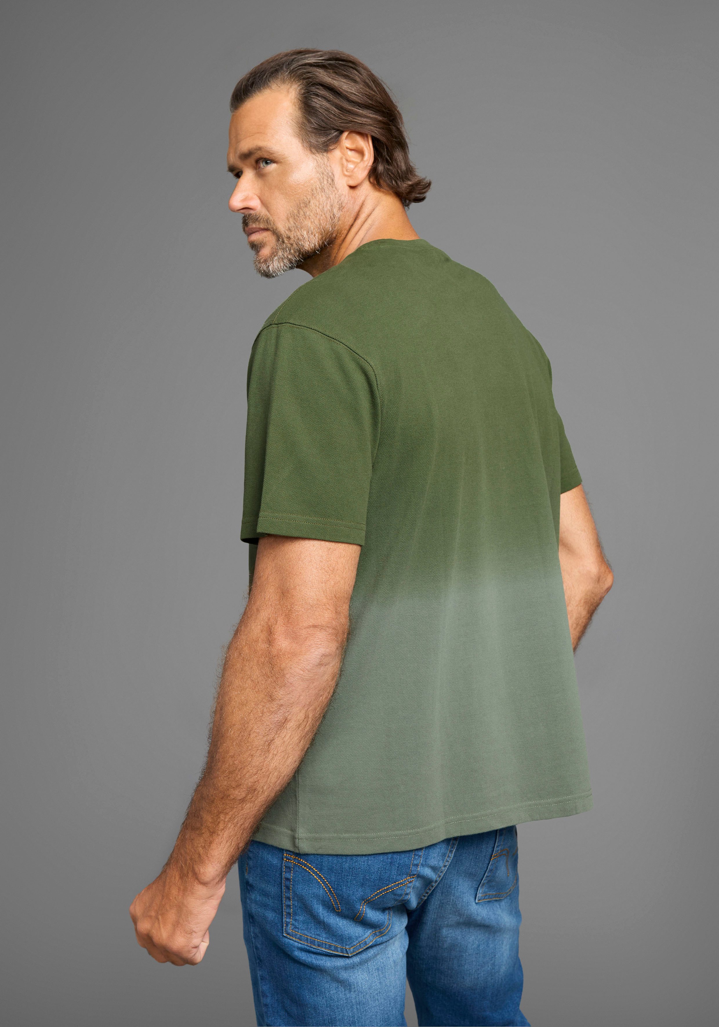 Man's World T-Shirt Kurzarm, Regular Fit, unifarben, Rundhalsausschnitt günstig online kaufen